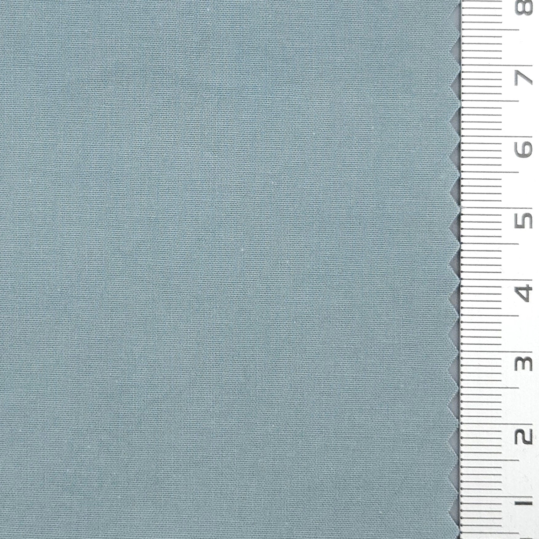 40s Solid Enzyme Washing Cotton Spandex Woven Fabric - FAB 1670 - 20.Bali Hai