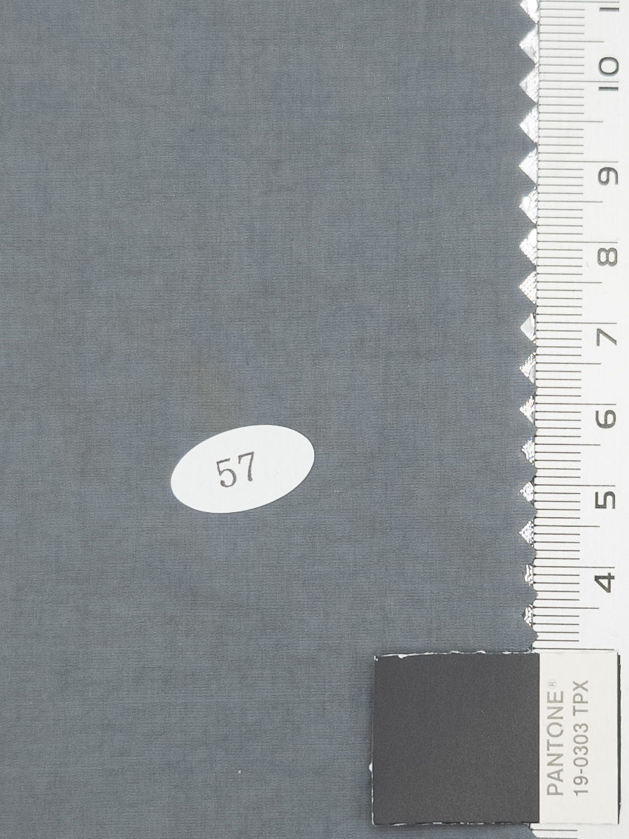 Solid Recycled Nylon Cotton Woven Fabric - FAB 1713 - 20.Midium Grey
