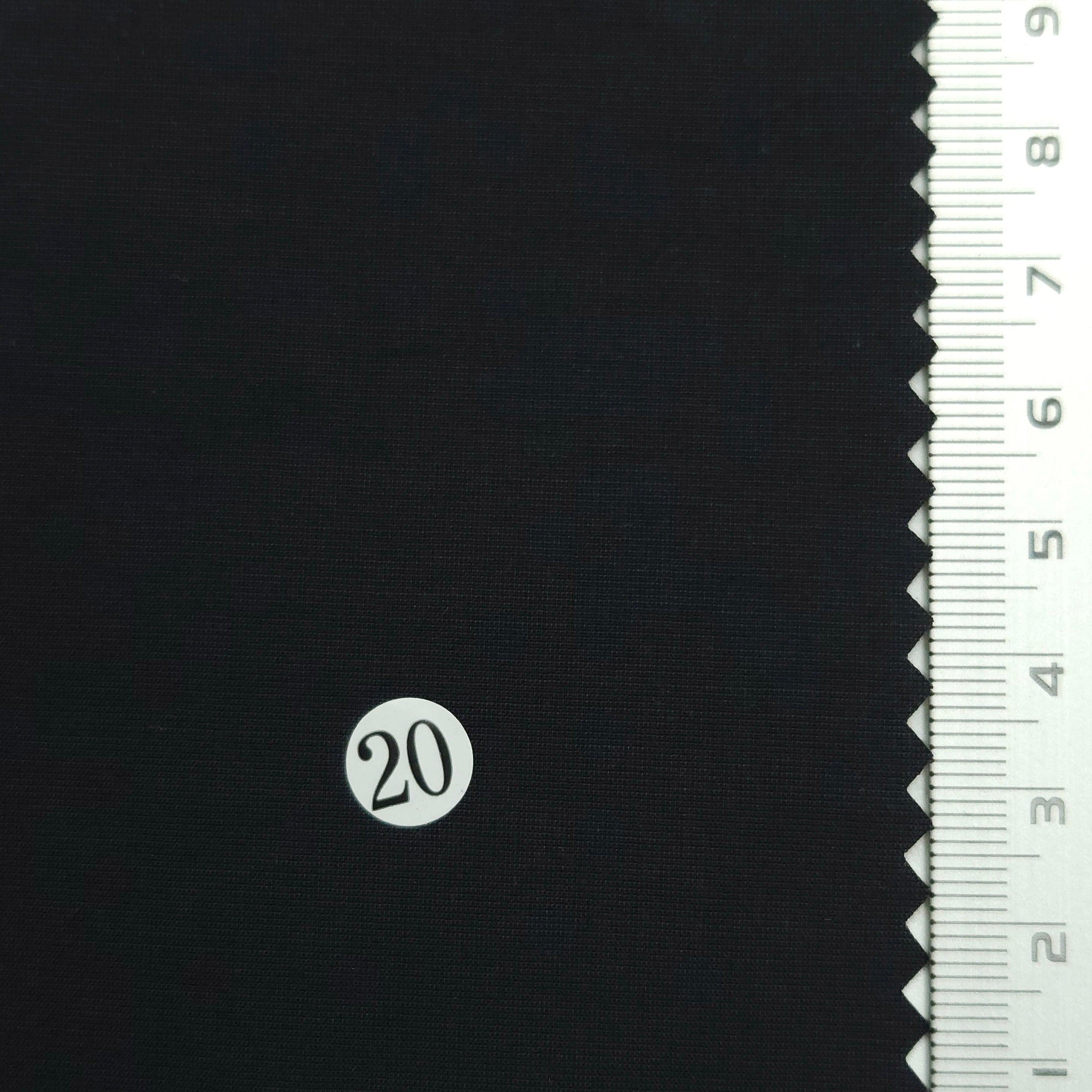 Solid Nylon Spandex Cotton Woven Fabric - FAB 1552 - 20.Midnight