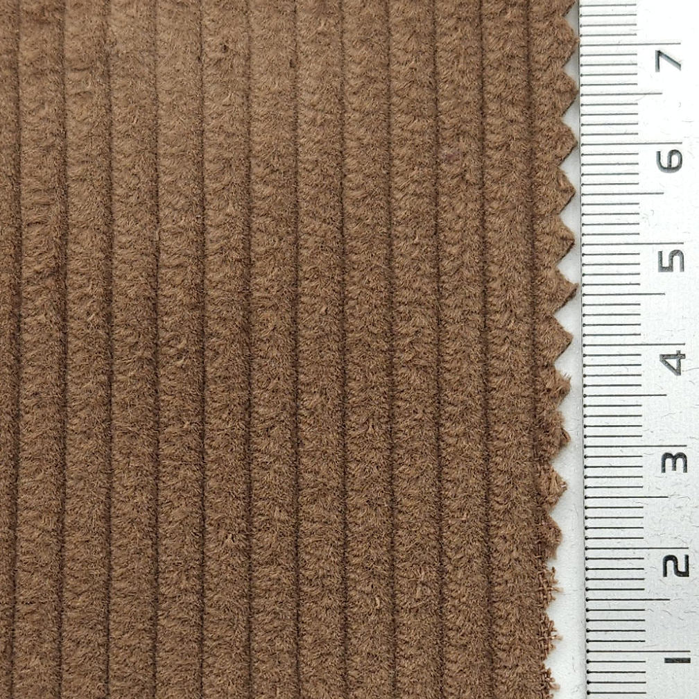 6Wale Solid Corduroy Cotton Woven Fabric - FAB 1656 - 20.Pale Brown