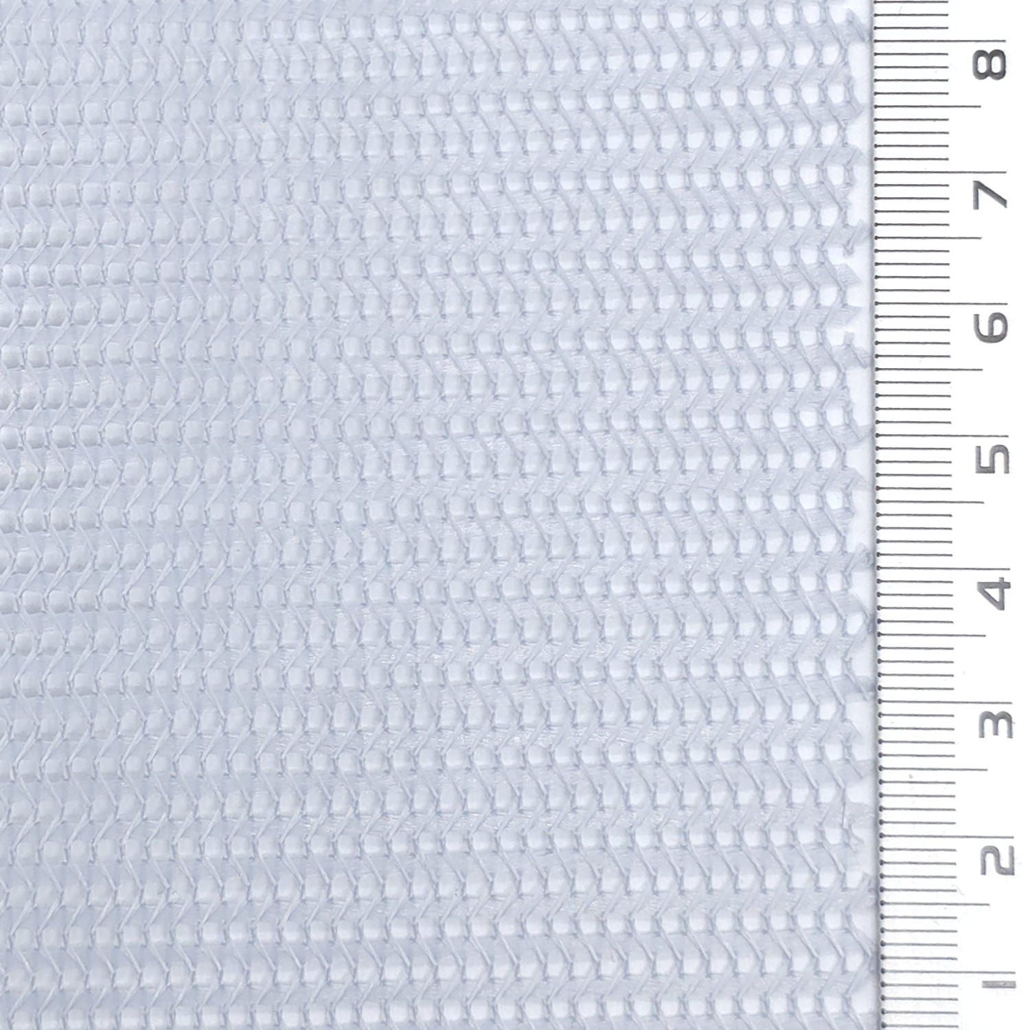 Resin Finished Rigid Nylon Mesh Knit Fabric - FAB1943 - Light Gray Blue
