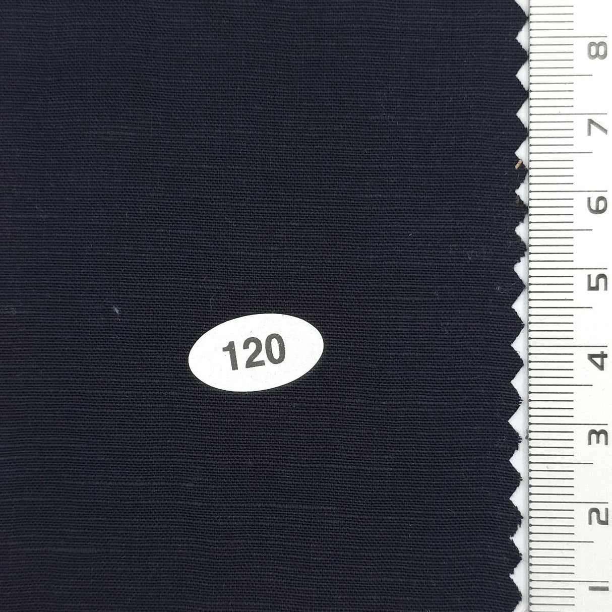 Dark Blue - Linen Textured LR Woven Fabric - FAB1853