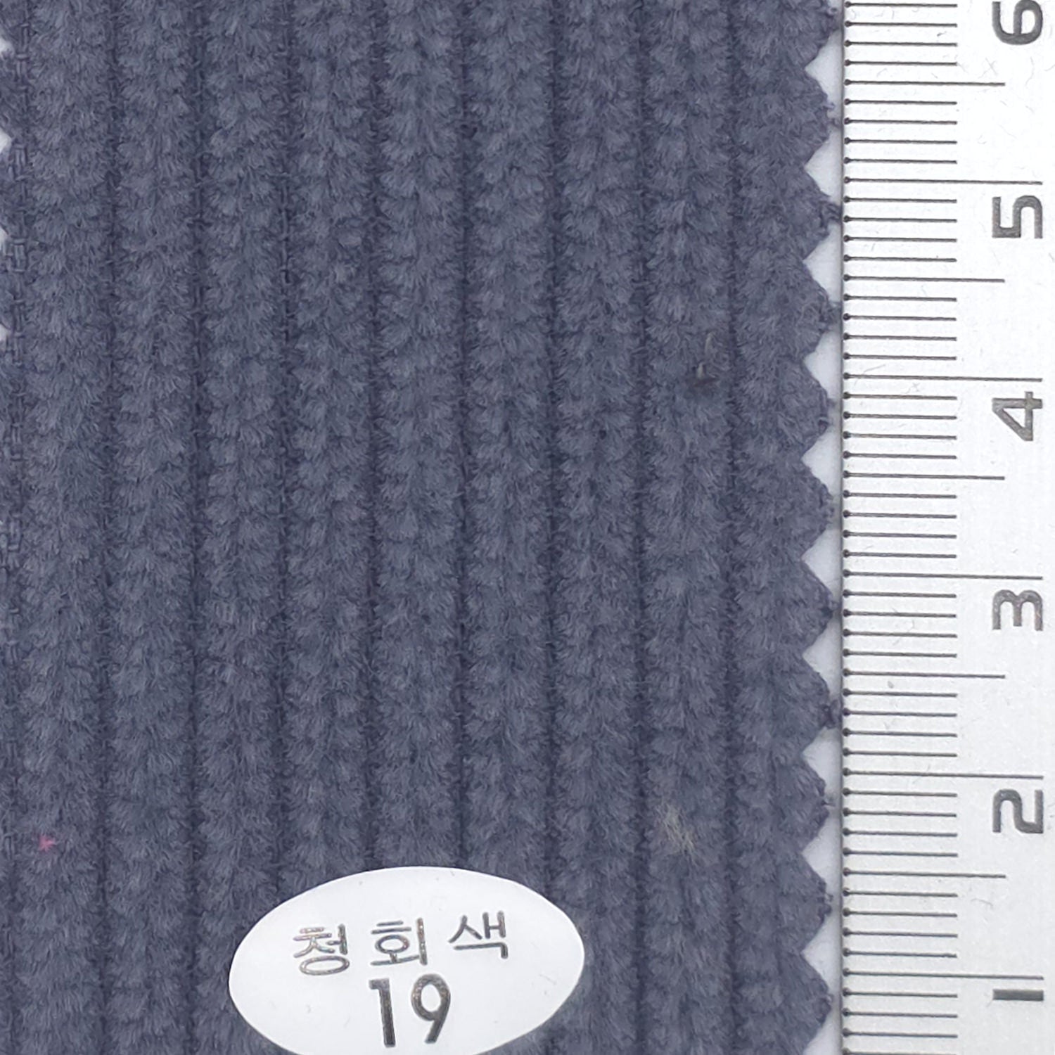 Blue Gray - 6Wale Solid Corduroy Cotton Woven Fabric - FAB 1656