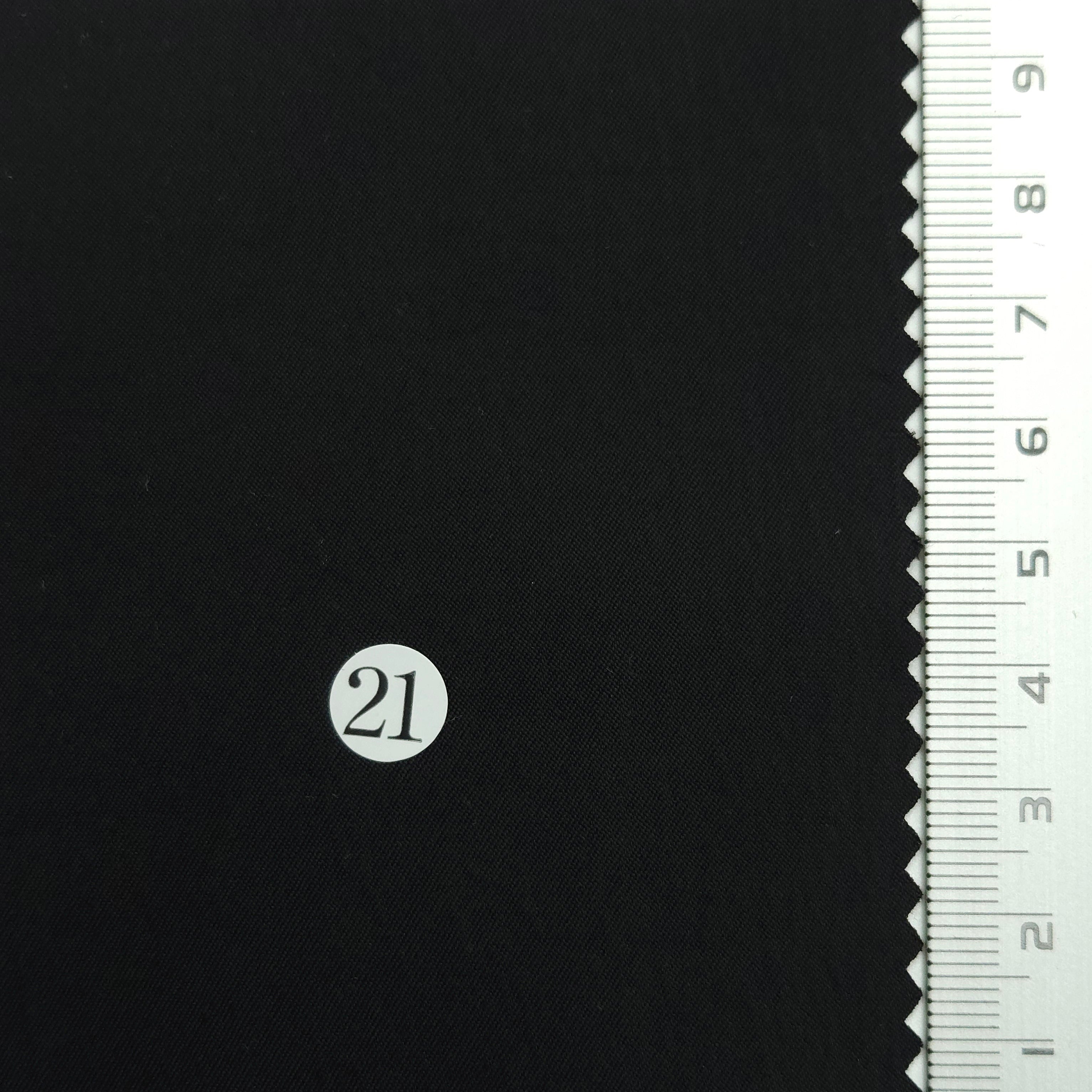 Solid Nylon Spandex Woven Fabric - FAB 1553 - 21.Black