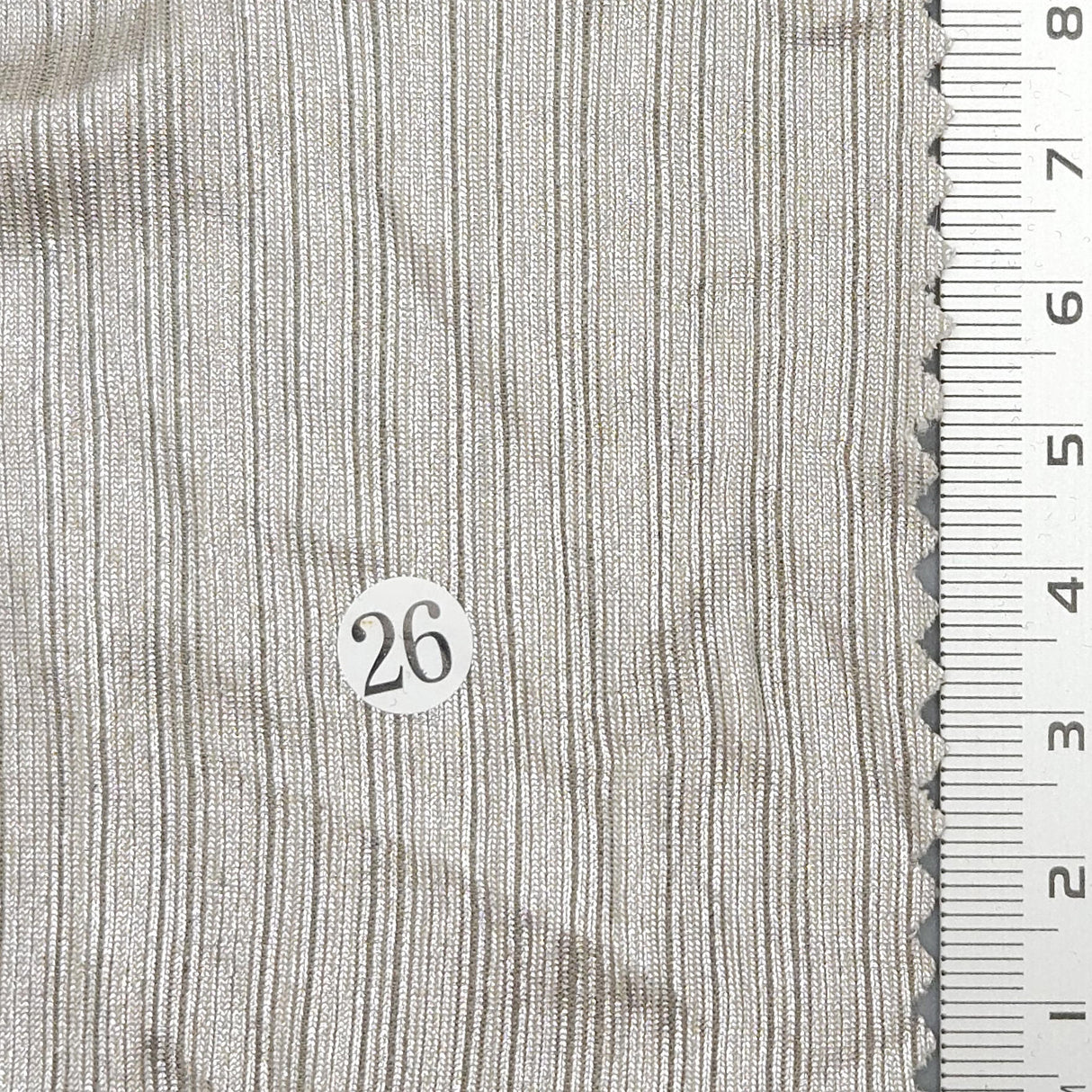 Solid Foil Irregular Slinky Polyester Spandex Knit Fabric - FAB1697 - 1.White/Silver (2)-2.White/Gold (1)-3.Grey/Silver (3)-4.Grey/Gold (4)-5.Beige/Silver (6)-6.Beige/Gold (7)-7.Royal/Silver (8)-8.Brown/Gold (9)-9.Teal/Silver (10)-10.Brown/Silver (11)