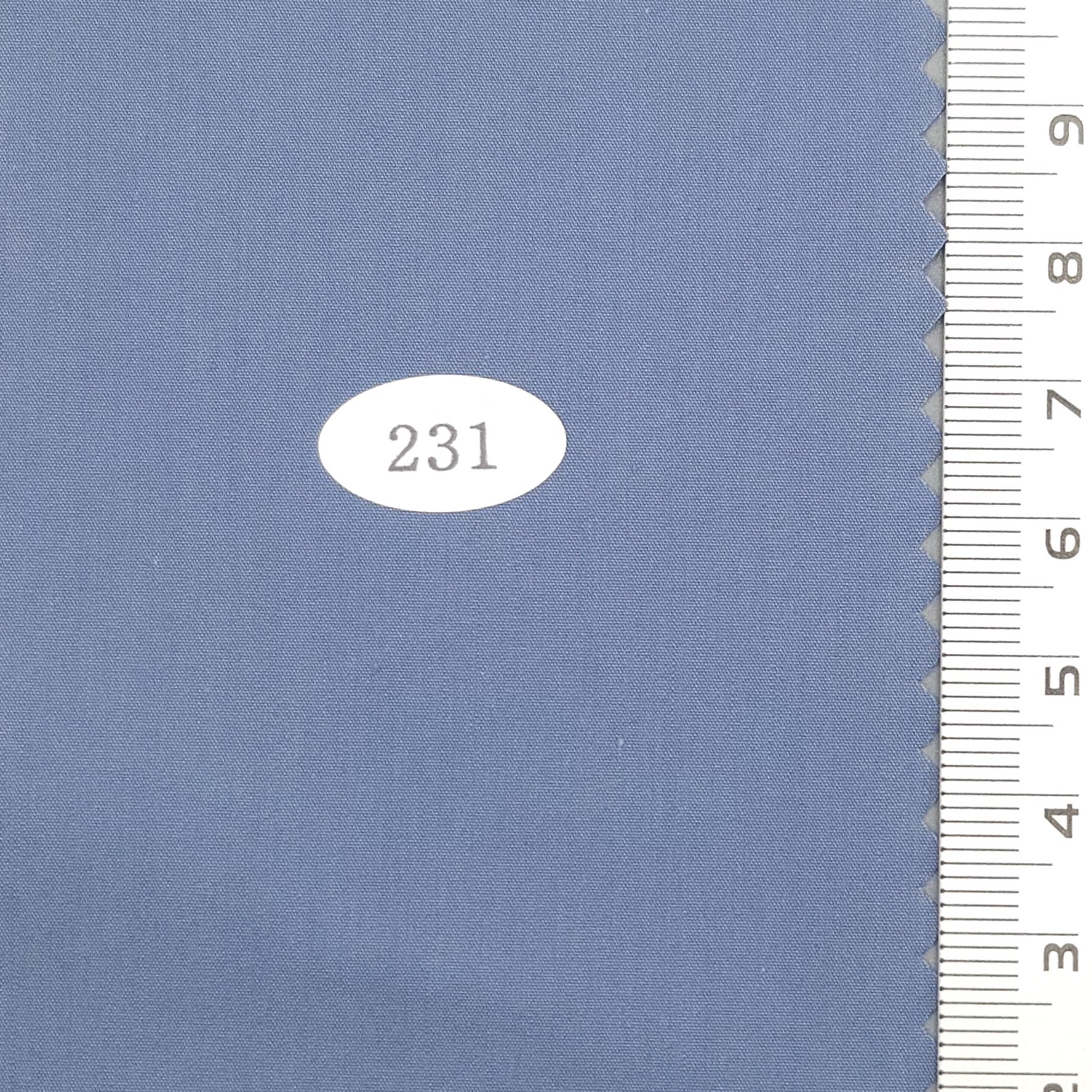 Solid Plain Recycled Cotton Polyester Woven Fabric - FAB 1700 - 22.Wild Blue Yonder