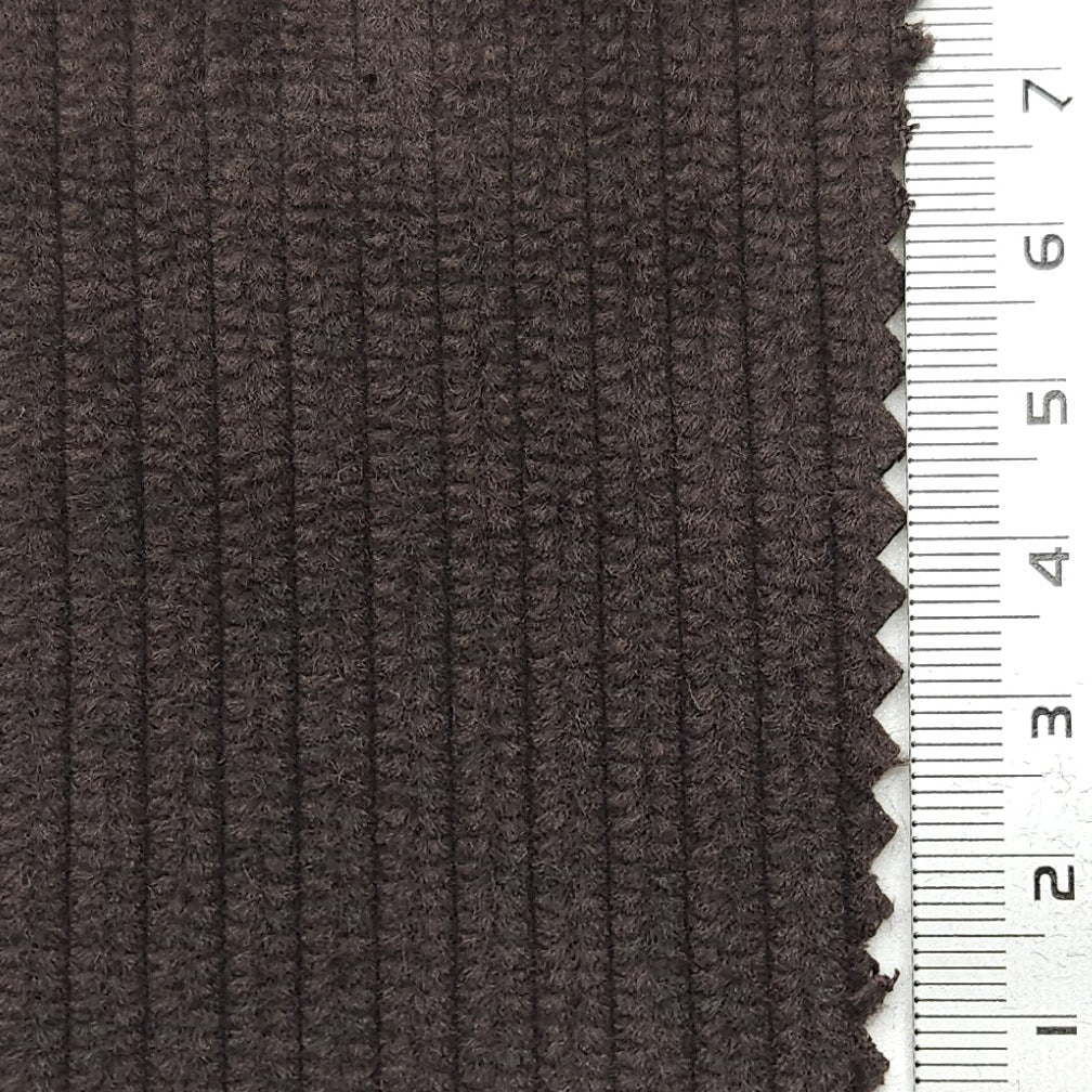 6Wale Solid Corduroy Cotton Woven Fabric - FAB 1656 - 22.Livid Brown