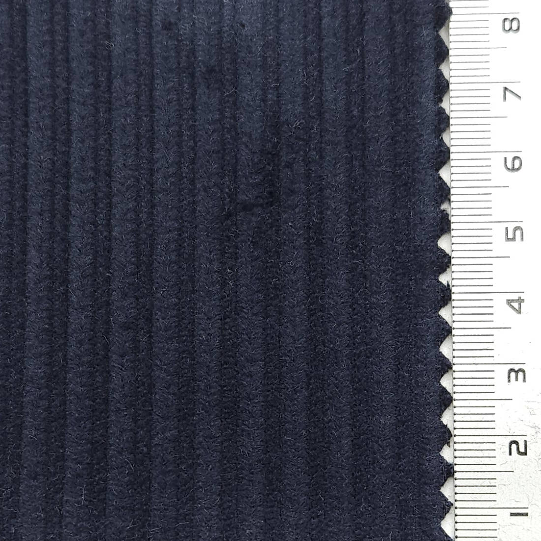 8Wale Solid Corduroy Cotton Woven Fabric - FAB 1657 - 23.Black Rock