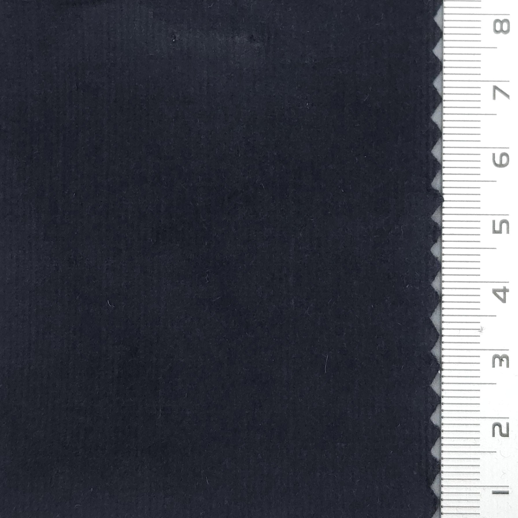 28Wale Solid Corduroy Cotton Spandex Woven Fabric - FAB 1666 - 23.Black Pearl