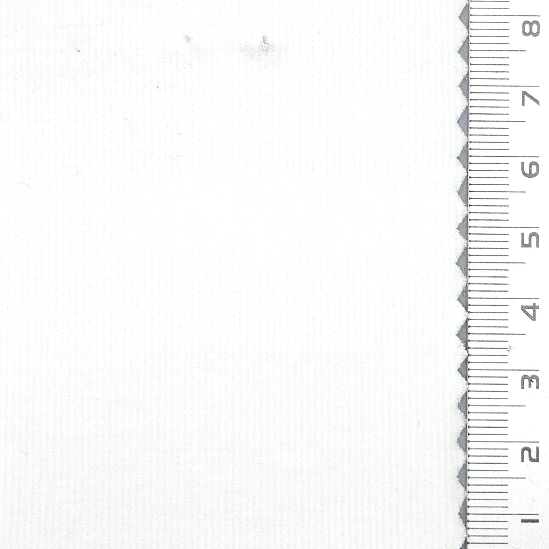 28Wale Solid Corduroy Cotton Spandex Woven Fabric - FAB 1666 - 25.White