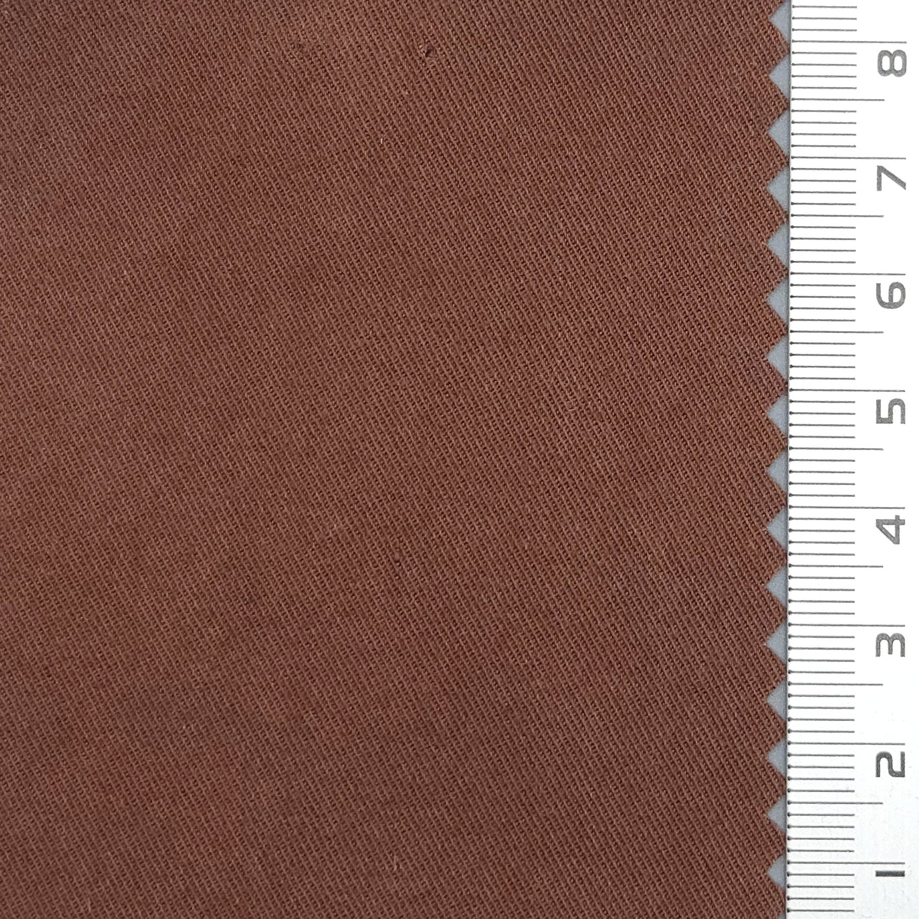 Solid Twill Enzyme Washing Cotton Tencel Woven Fabric - FAB 1665 - 25.Metallic Copper