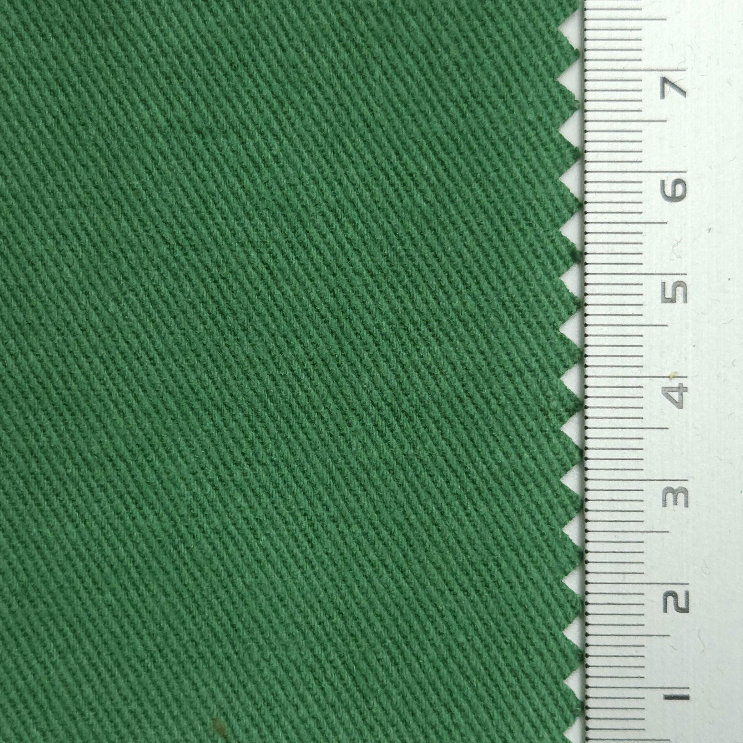 1.Thatch Green-2.Quincy-3.Lunar Green-4.Cactus-5.Dark Olive Green - Cotton Twill Woven Fabric - FAB 1184