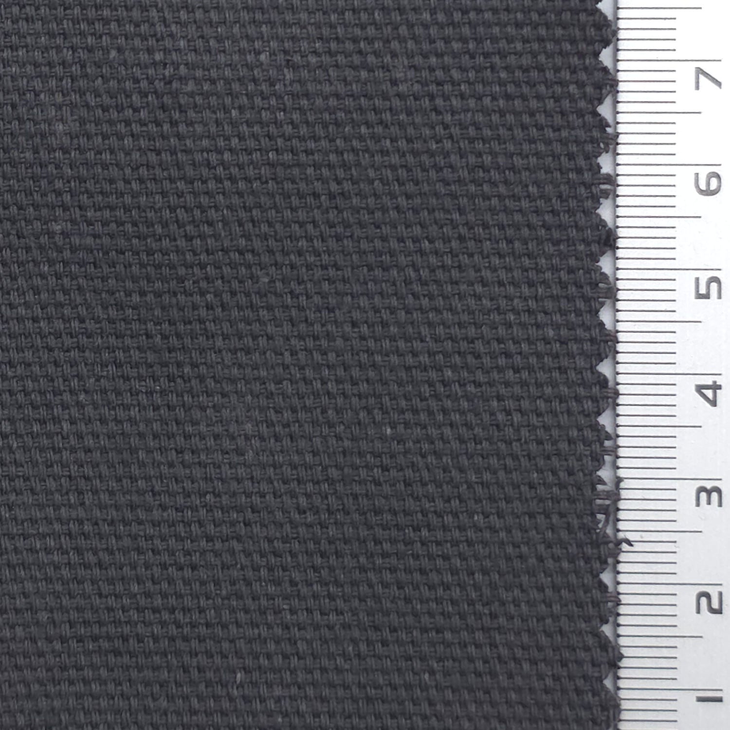 Solid 7 Count Cotton Oxford Woven Fabric - FAB1981 - Charcoal