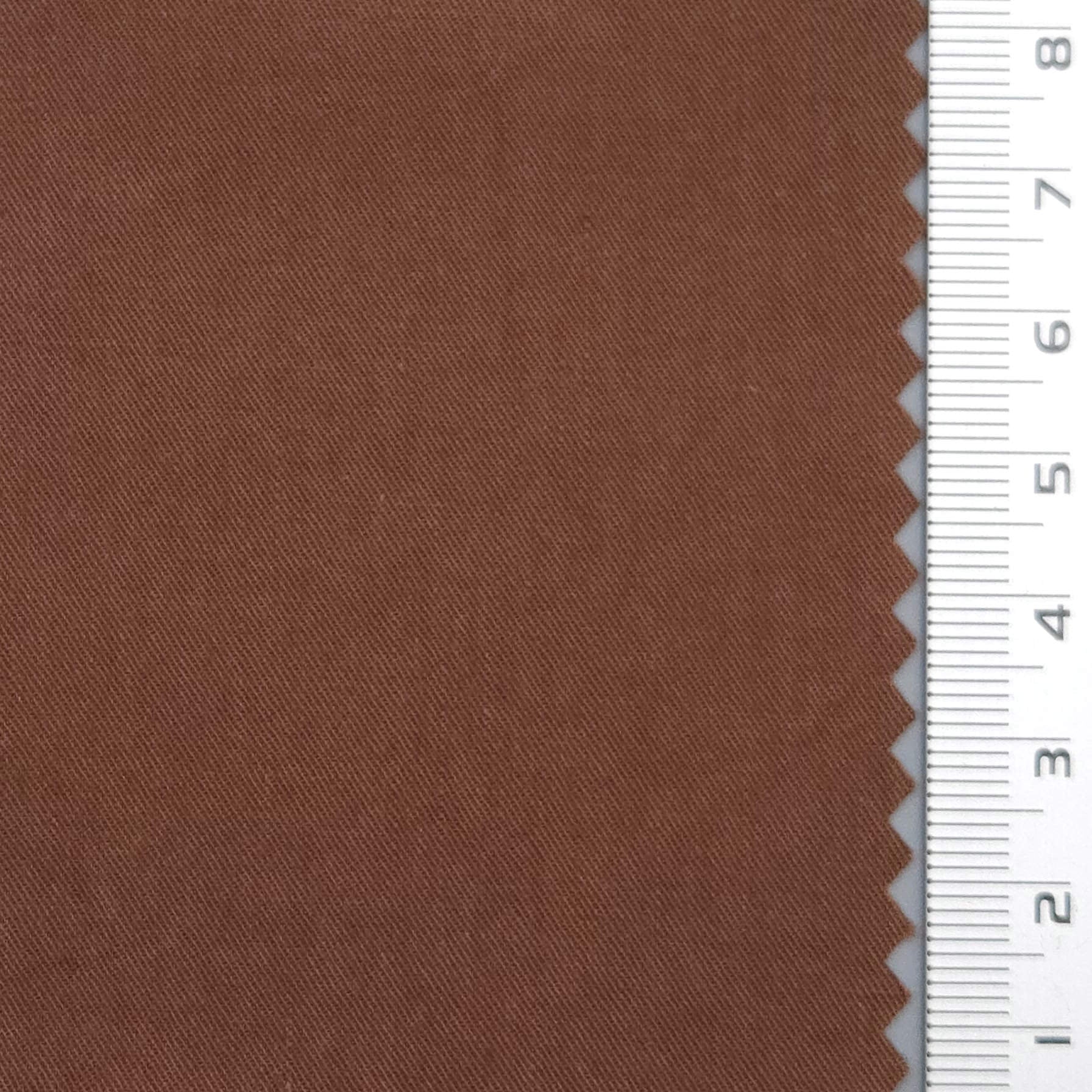 30s High Density Solid Twill Washing Cotton Woven Fabric - FAB 1672 - 25.Metallic Copper
