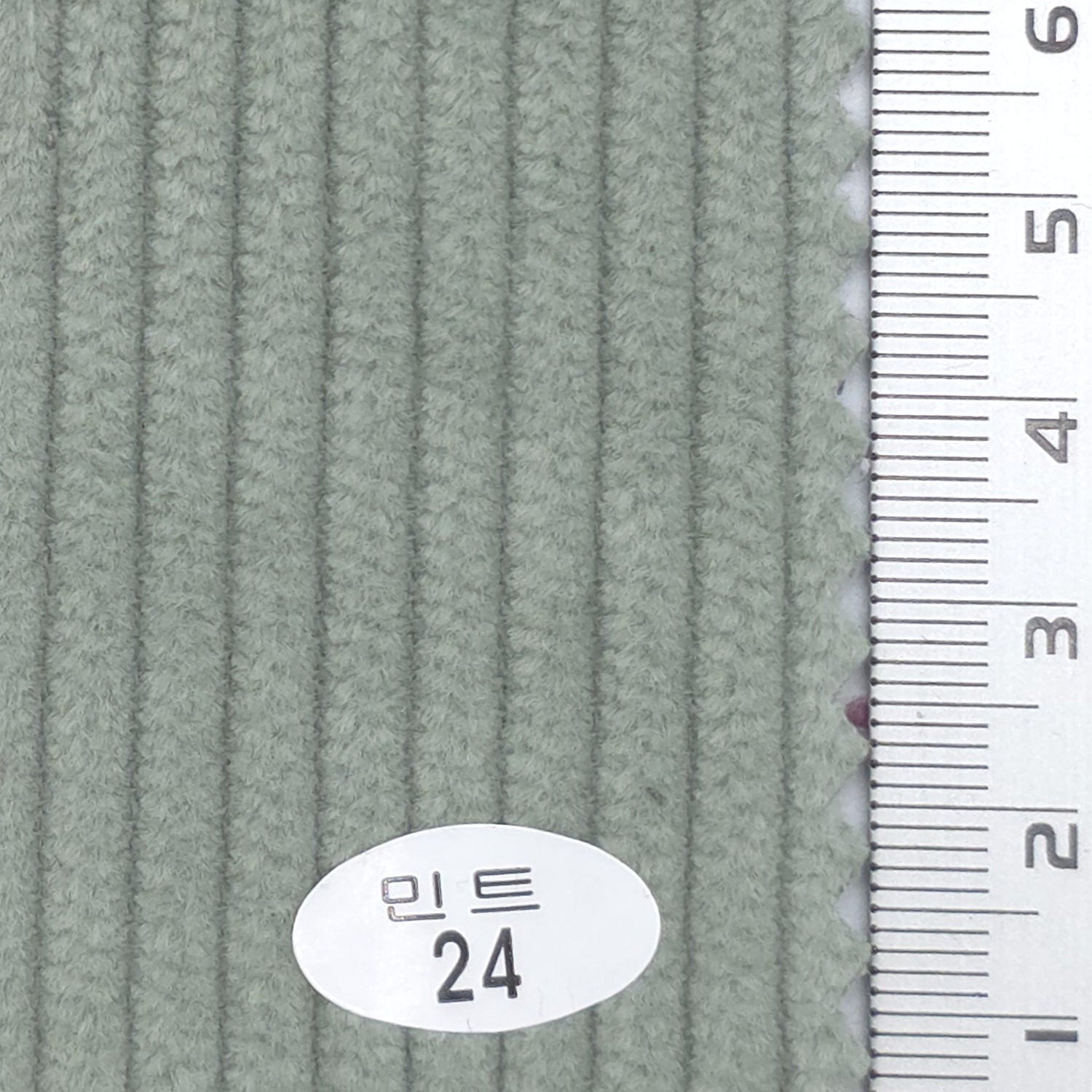 Mint - 6Wale Solid Corduroy Cotton Woven Fabric - FAB 1656