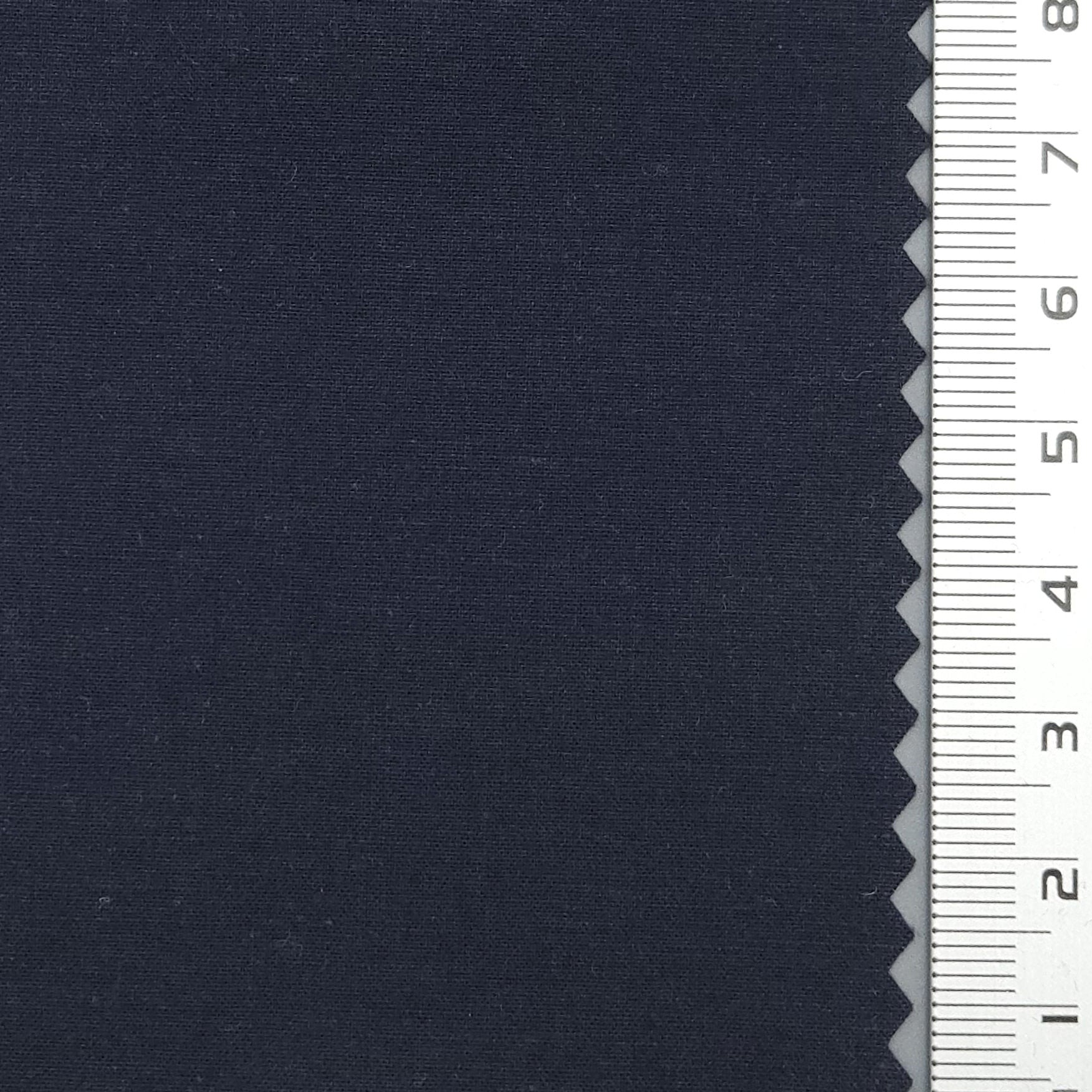 40s Solid Enzyme Washing Cotton Spandex Woven Fabric - FAB 1670 - 26.Black Rock