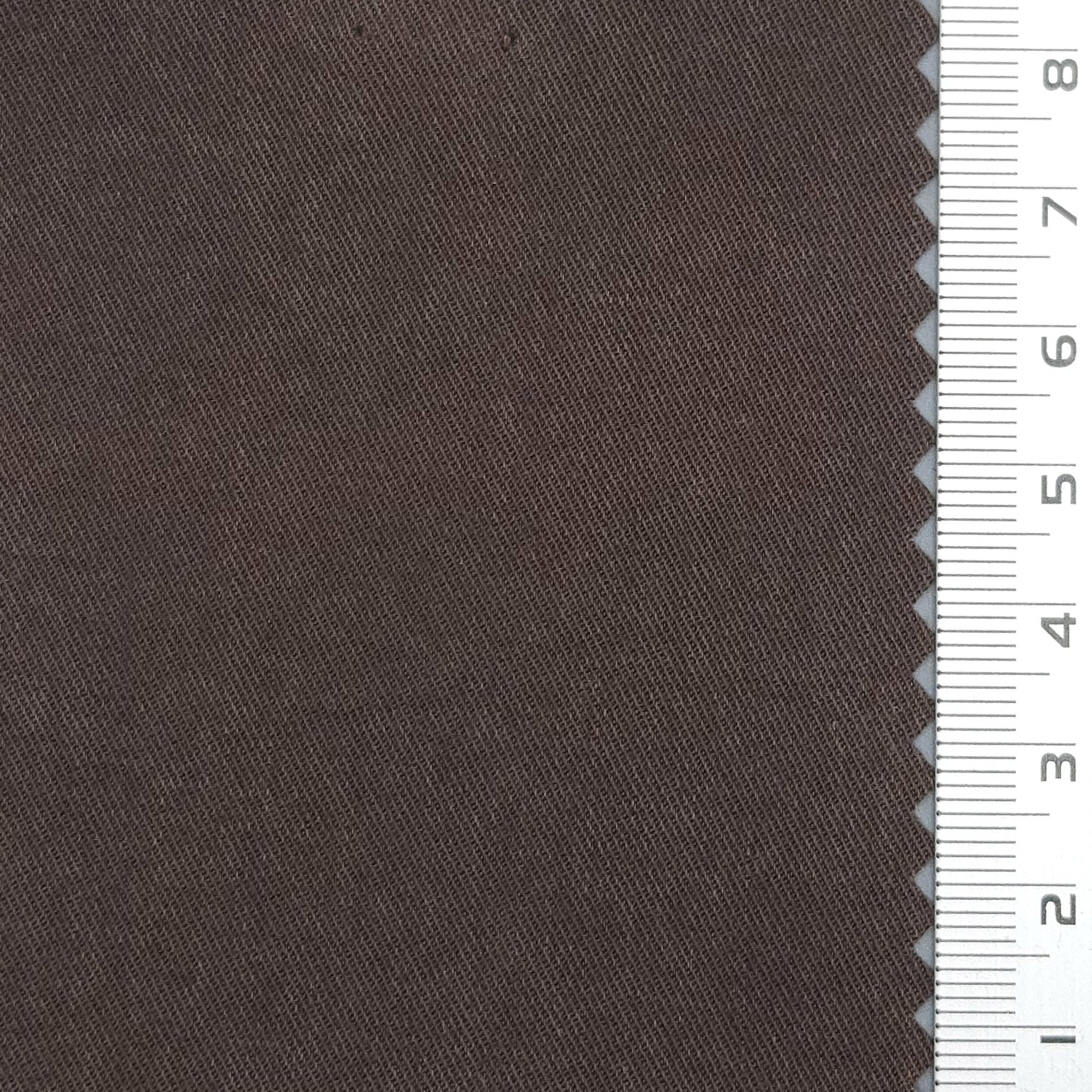 Solid Twill Enzyme Washing Cotton Tencel Woven Fabric - FAB 1665 - 26.Crater Brown