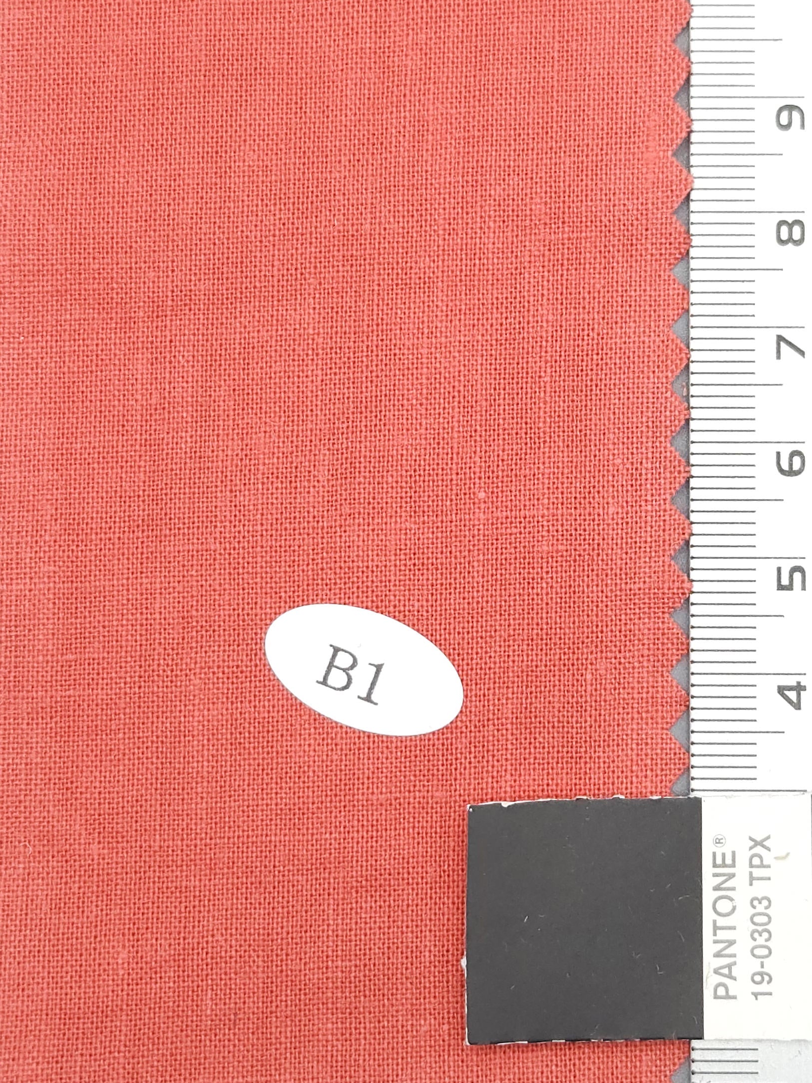 Linen Cotton Woven Fabric - FAB 1267 - 26.Light Carmine Pink