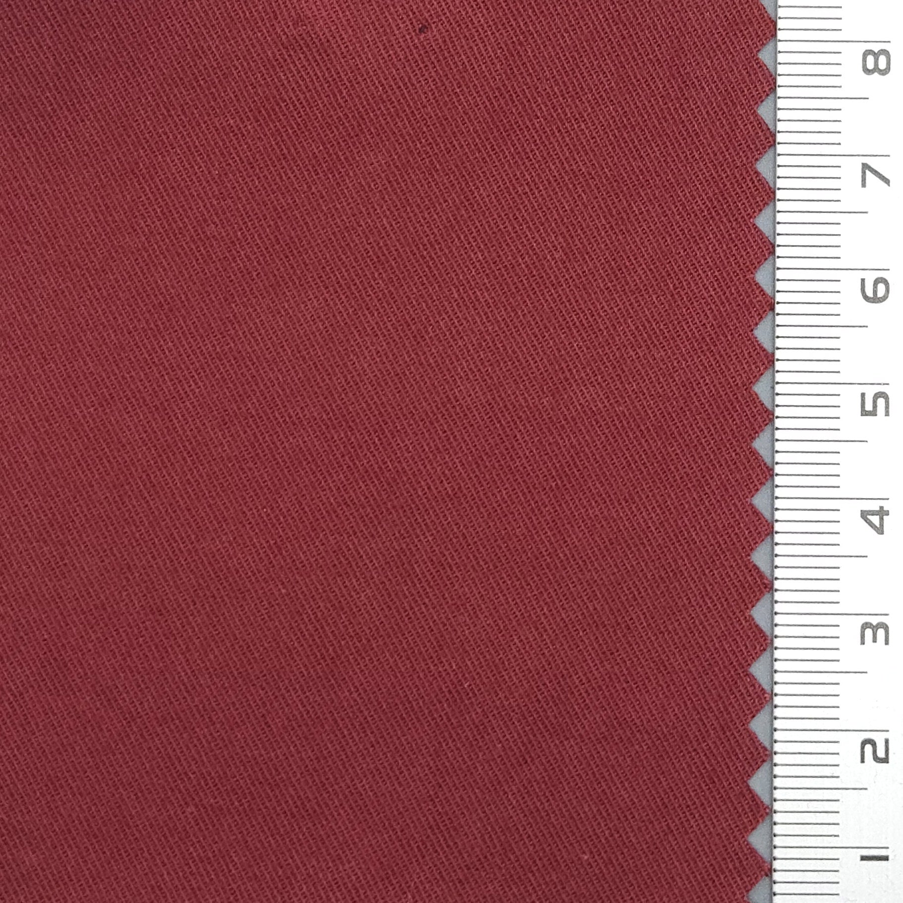 Solid Twill Enzyme Washing Cotton Tencel Woven Fabric - FAB 1665 - 27.Tall Poppy