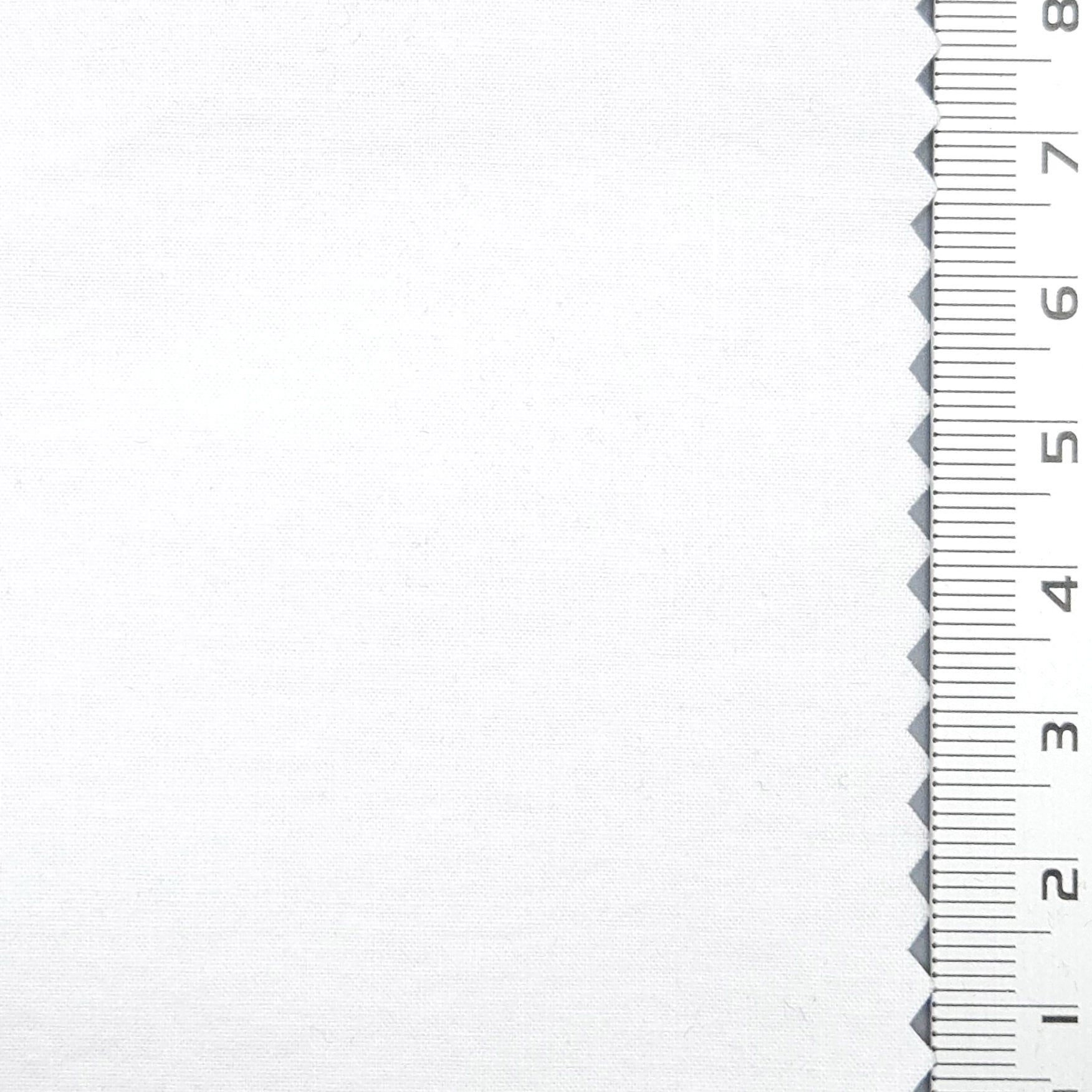 40s Solid Enzyme Washing Cotton Spandex Woven Fabric - FAB 1670 - 27.White