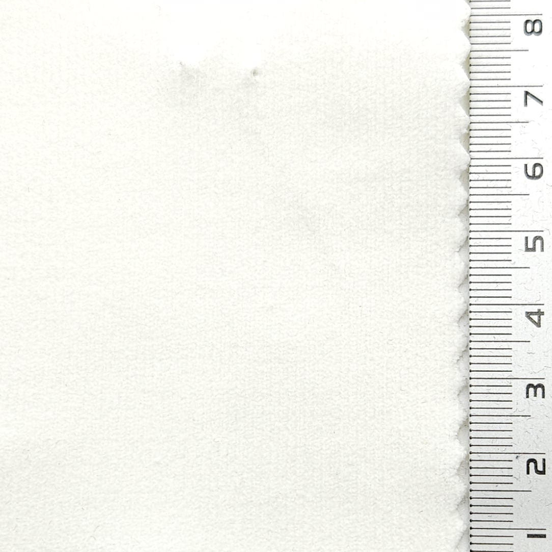 21 Wale Solid Corduroy Spandex Cotton Woven Fabric - FAB 1654 - 27.White