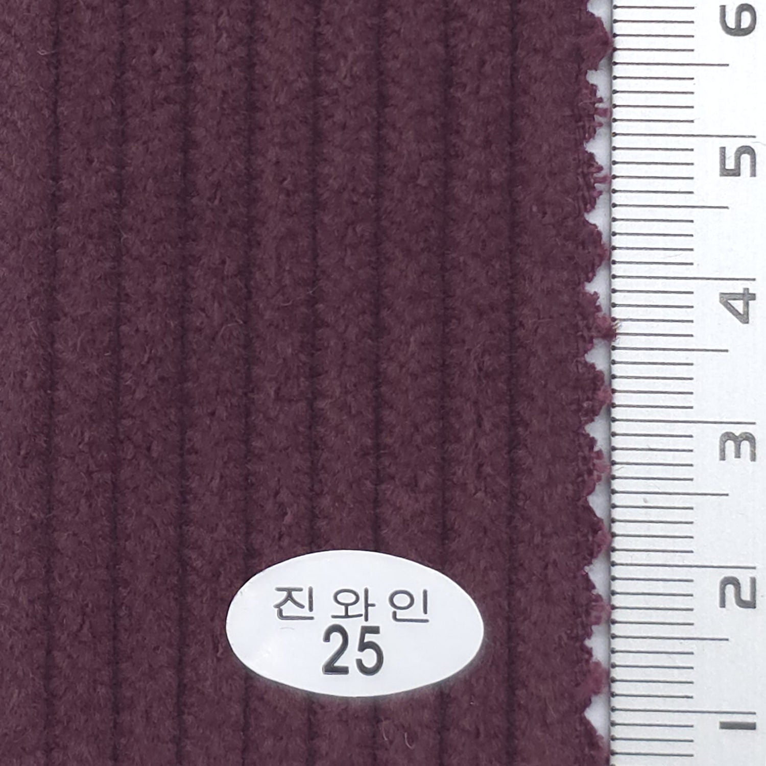 Deep Wine - 6Wale Solid Corduroy Cotton Woven Fabric - FAB 1656
