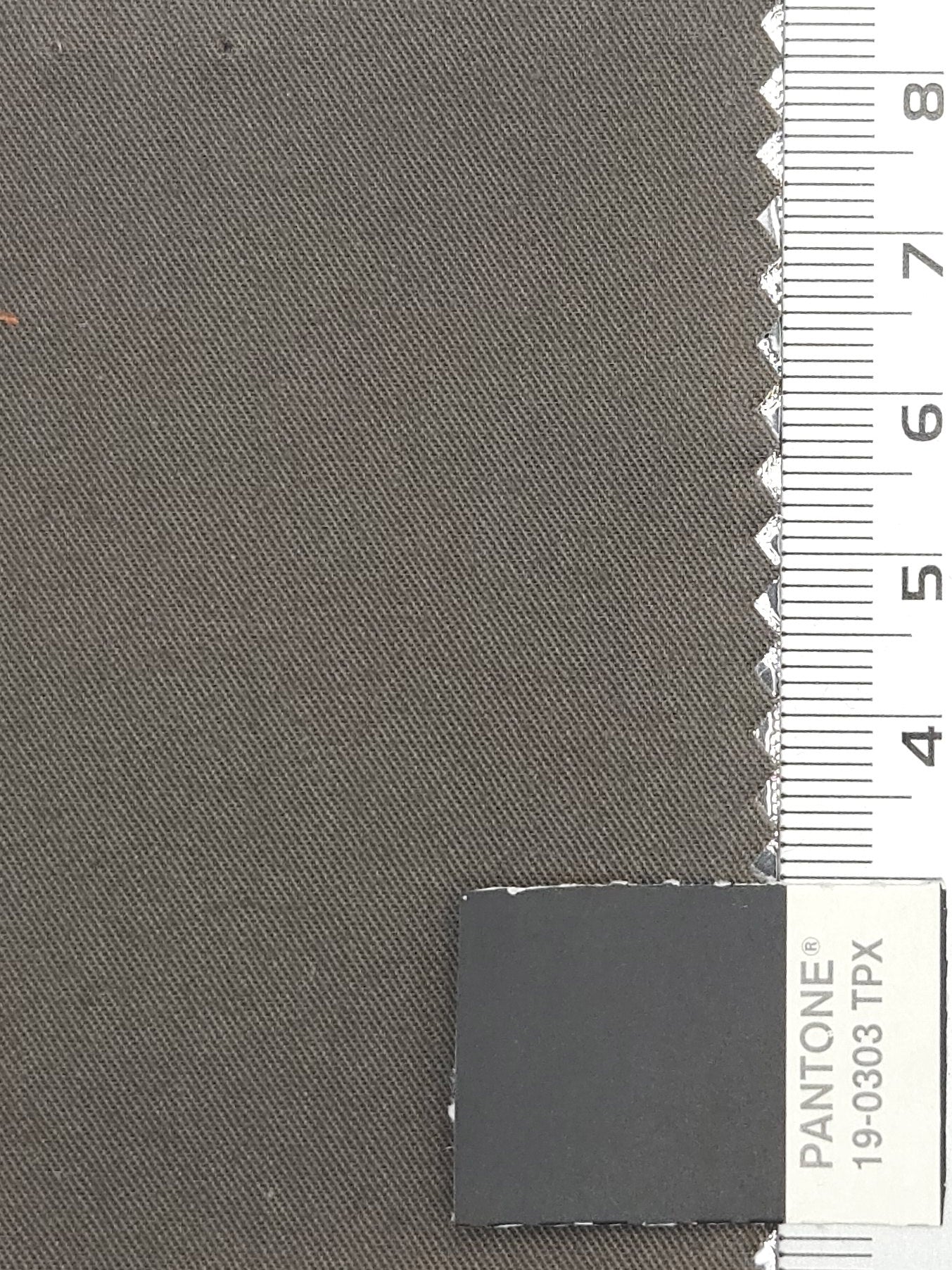 1.Faded Blue-2.Davy Grey-3.Cadet-4.Charcoal Grey-5.Crocodile - 30'S Twill Cotton Woven Fabric - FAB 1176