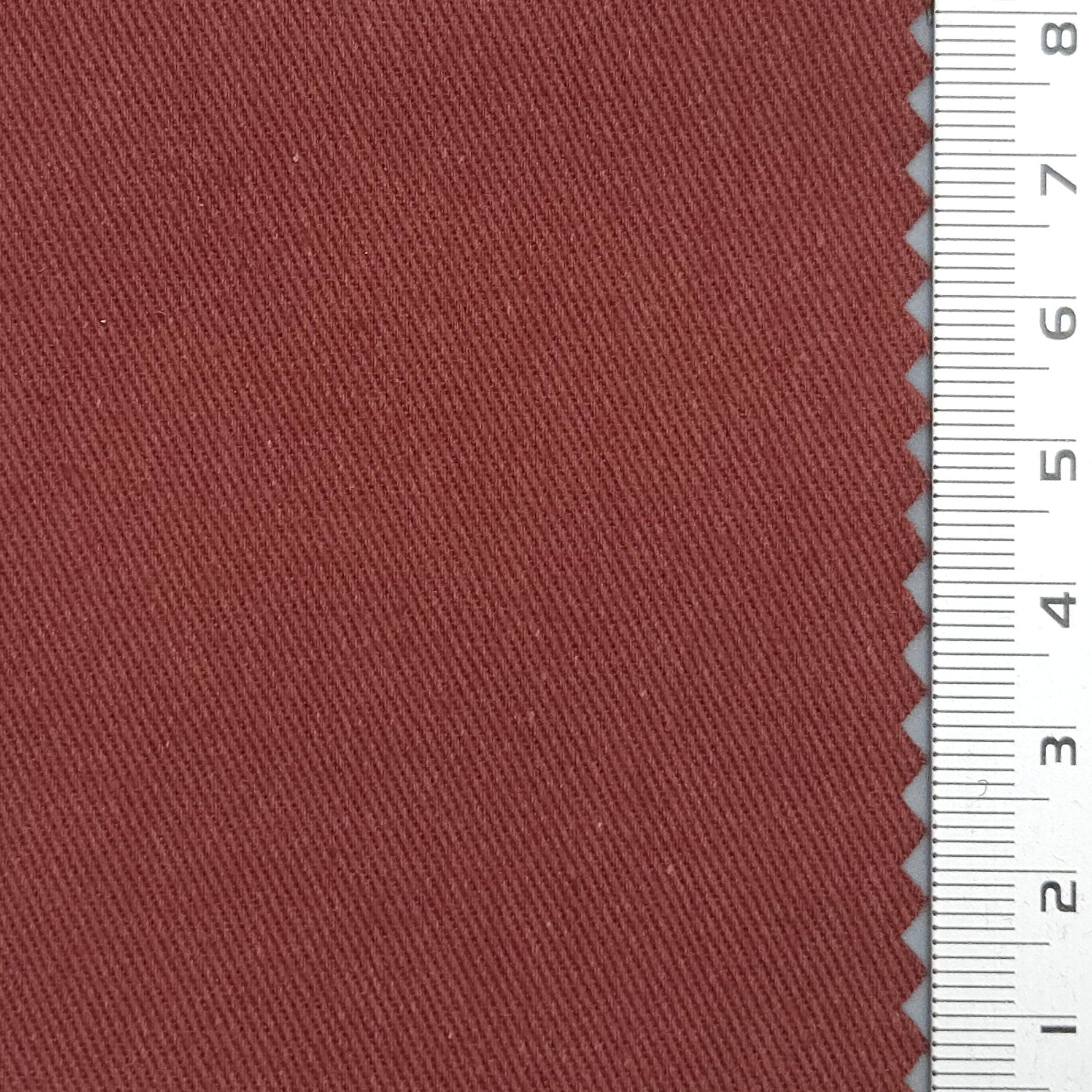 20s High Density Solid Twill Washing Cotton Woven Fabric - FAB 1674 - 29.Auburn
