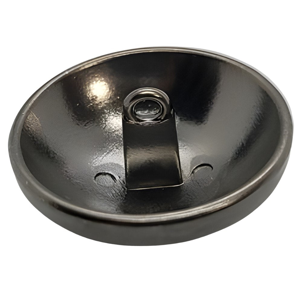 Black Nickel Geometric Button, 15~25mm, Cast Metal Shank, Semi - Gloss Finish - FBTN279 - Nickel / 15mm-Nickel / 18mm-Nickel / 21mm-Nickel / 23mm-Nickel / 25mm