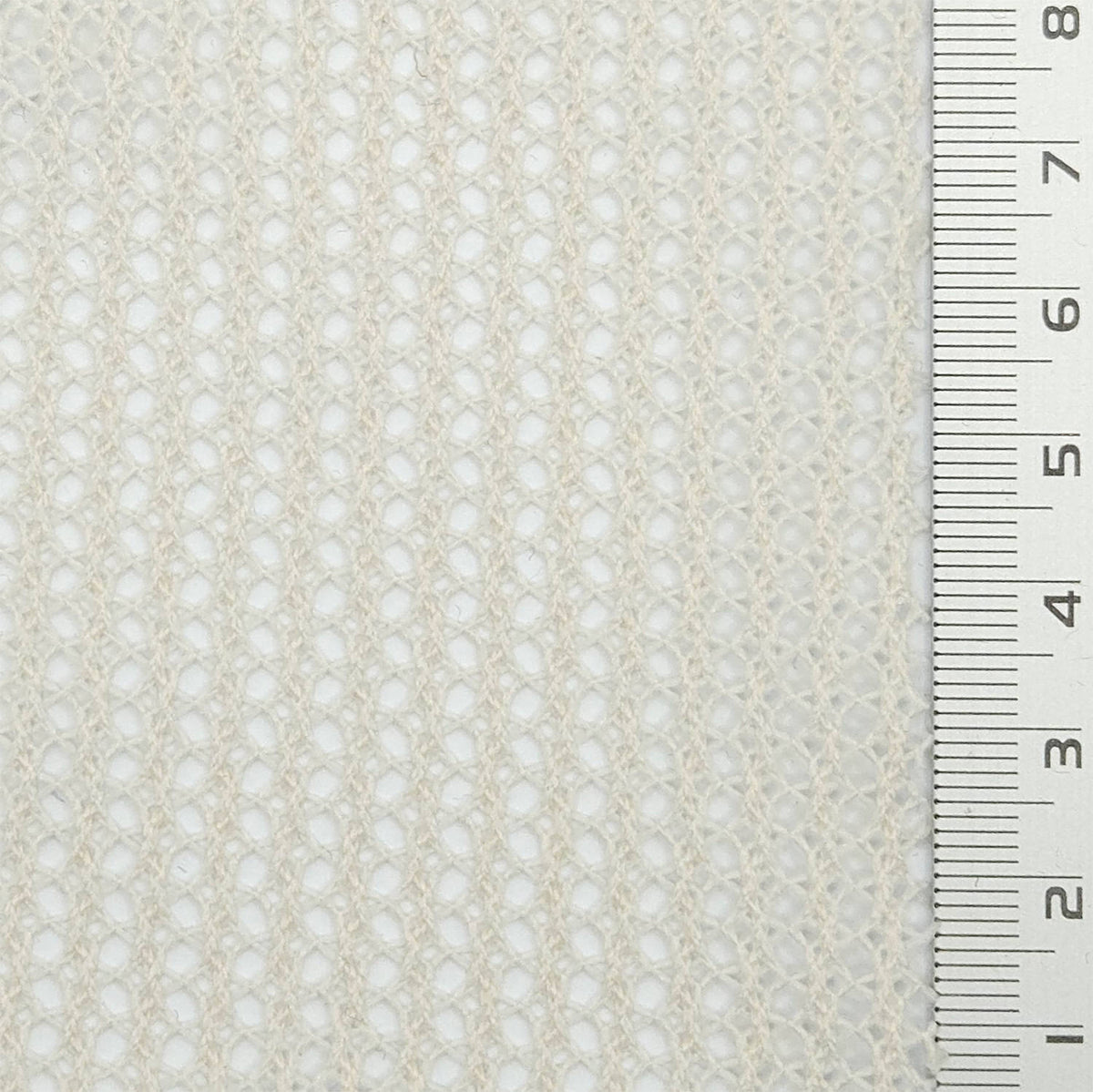 1.White-2.Ivory-3.Mint Green-4.Navy-5.Black - Stripe Mesh Polyester Knit Fabric - FAB 1801