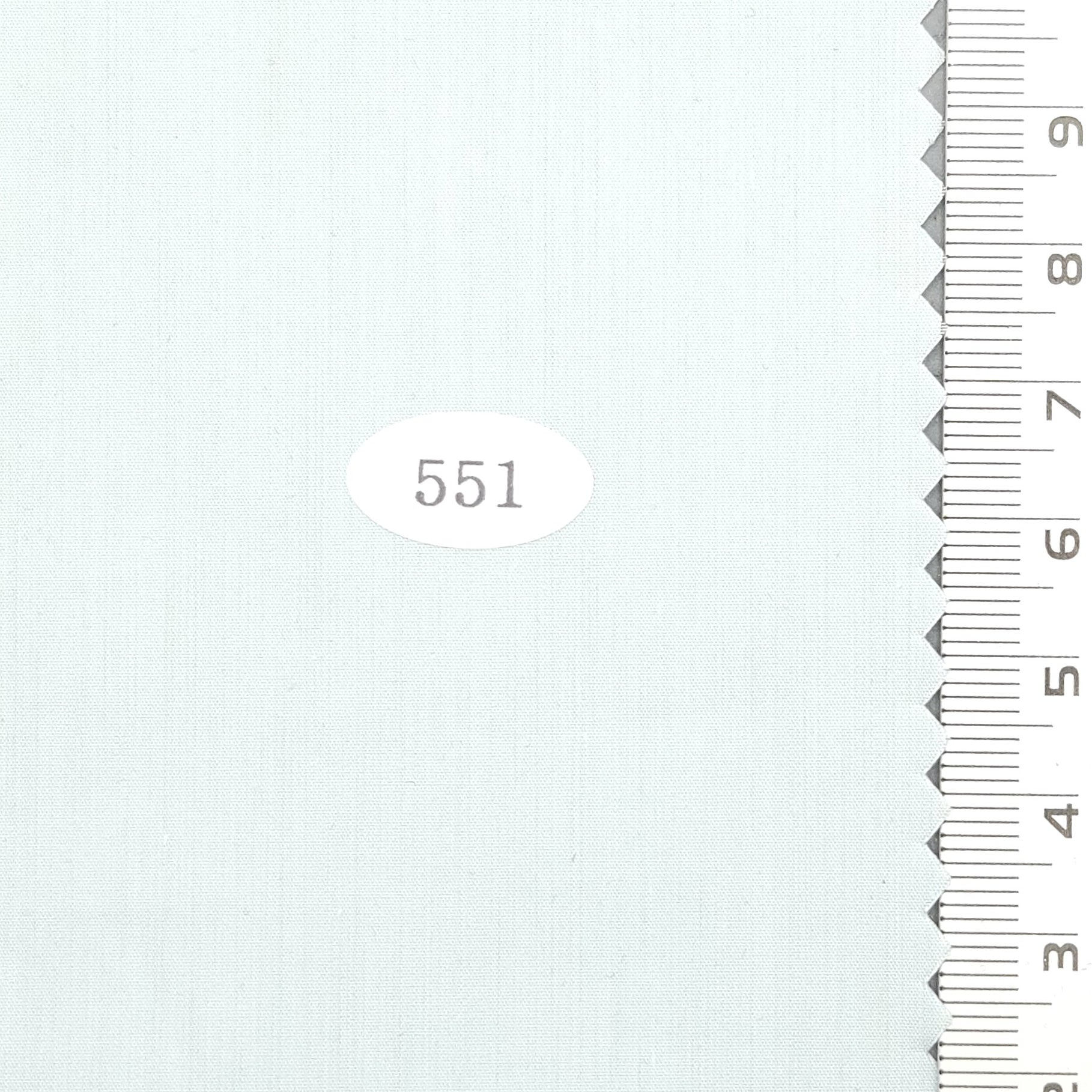 Solid Plain Recycled Cotton Polyester Woven Fabric - FAB 1700 - 2.Aqua Haze
