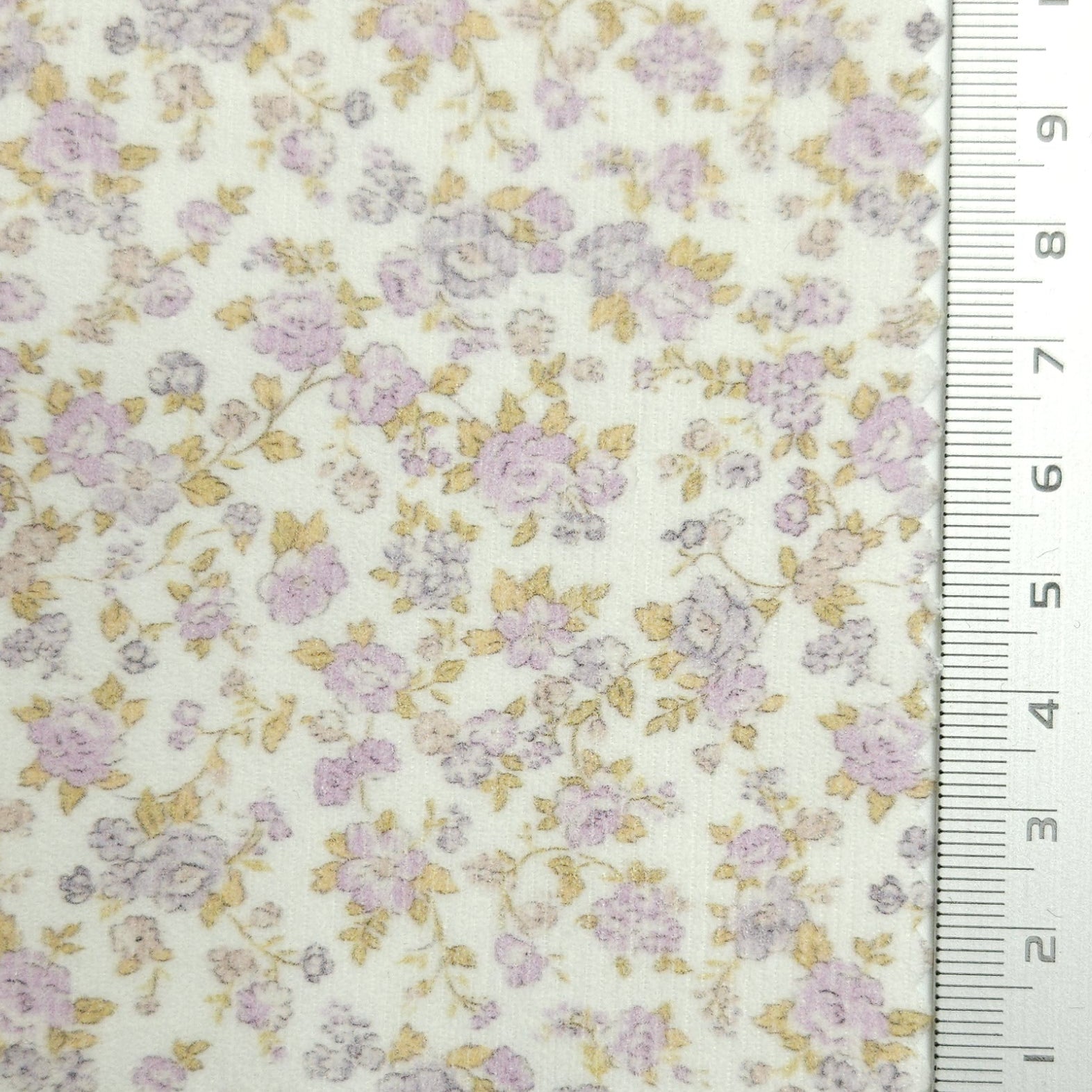 Print Floral Cotton Woven Fabric - FAB 1579 - 2.Blue Haze