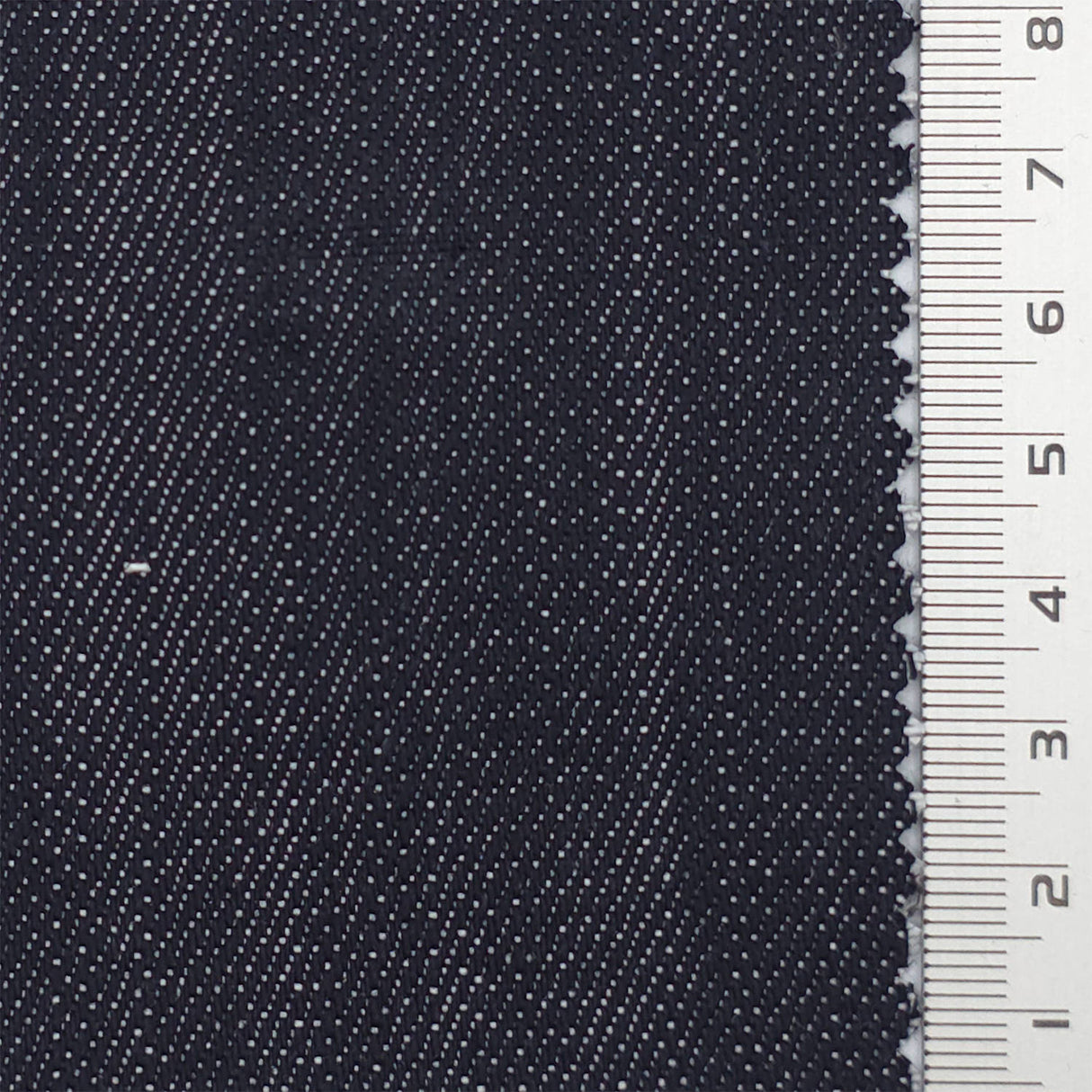 Navy Black Slim Non-fade Cotton Woven Fabric - FAB1839