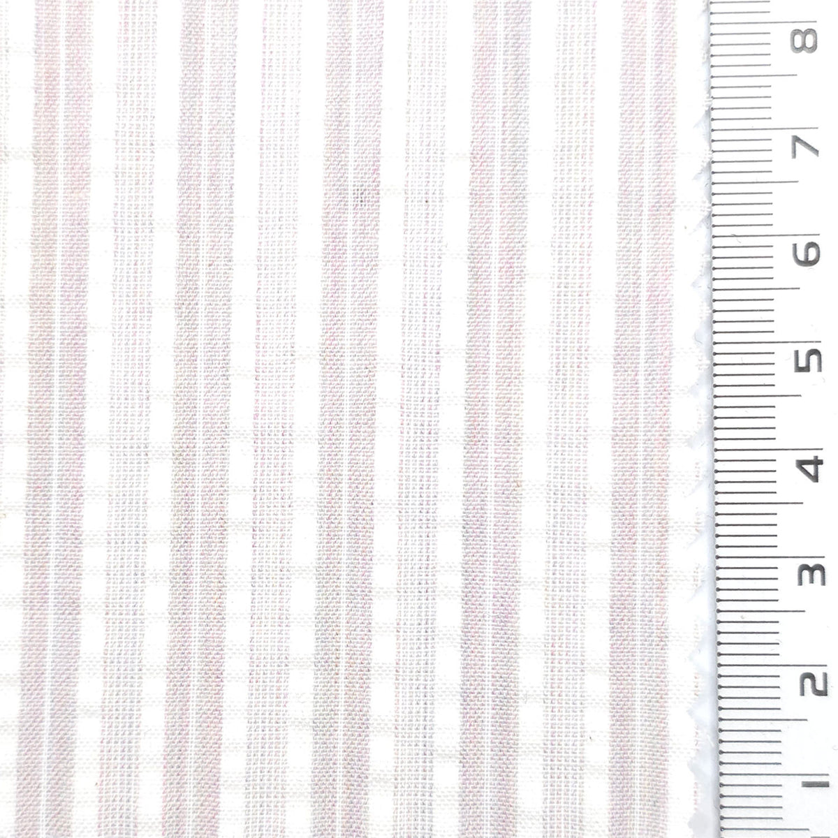 1: Beige-2: Pale Pink-3: Pale Green-4: Pale Yellow-5: Black - Dobby Stripe Woven Cotton Poly Shirting Fabric - FAB 1859