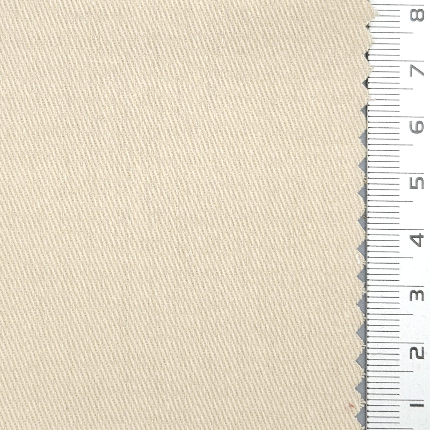 20s High Density Solid Twill Washing Cotton Woven Fabric - FAB 1674 - 2.Half Spanish White