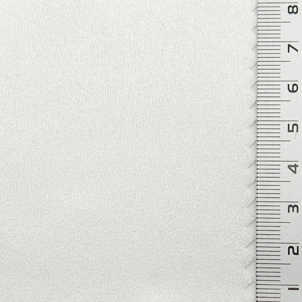 Solid Stretch Silk Spandex Woven Fabric - FAB 1627 - 2.White