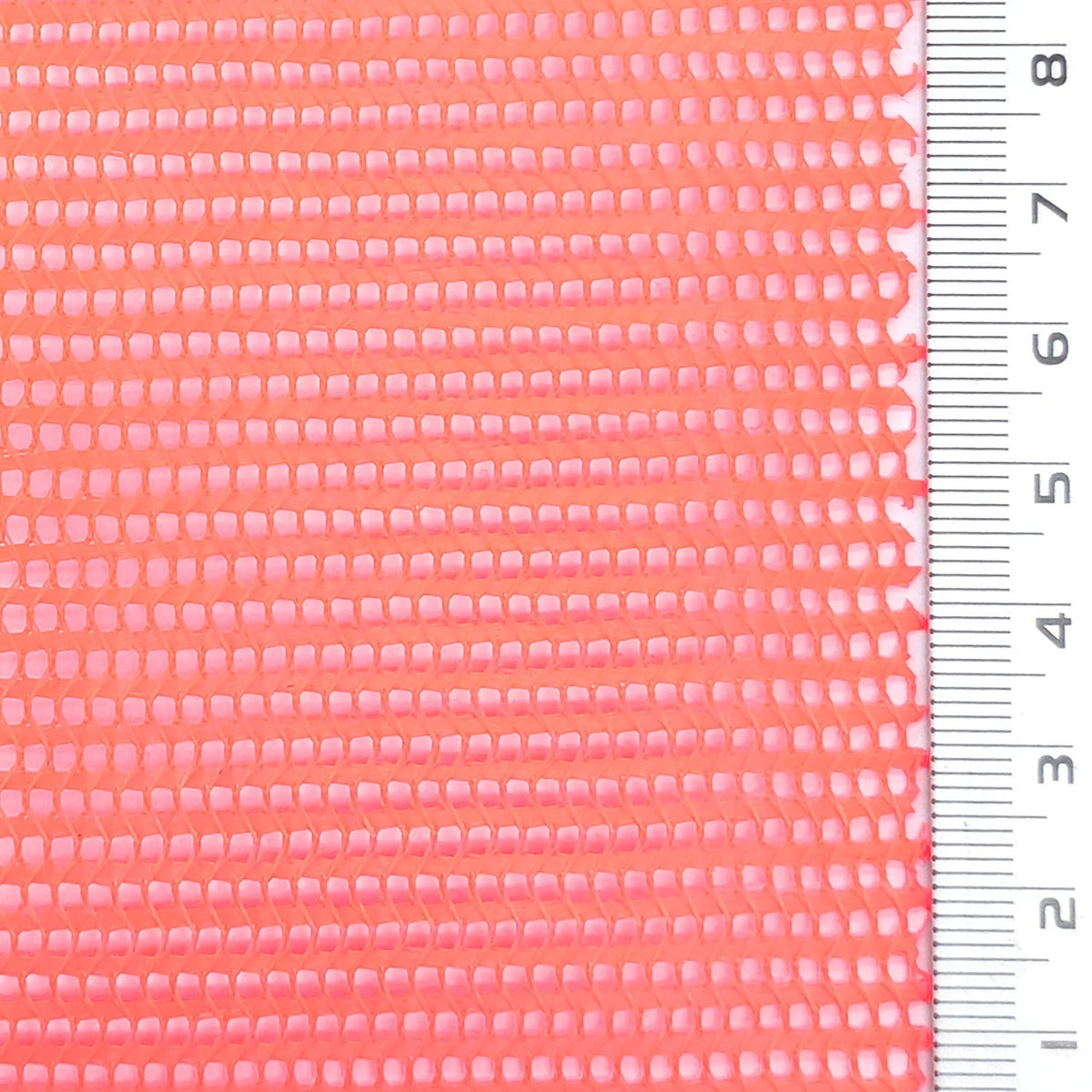 1: Off White-2: Coral Pink-3: Beige-4: Light Gray-5: Cream - Resin Finished Rigid Nylon Mesh Knit Fabric - FAB 1943