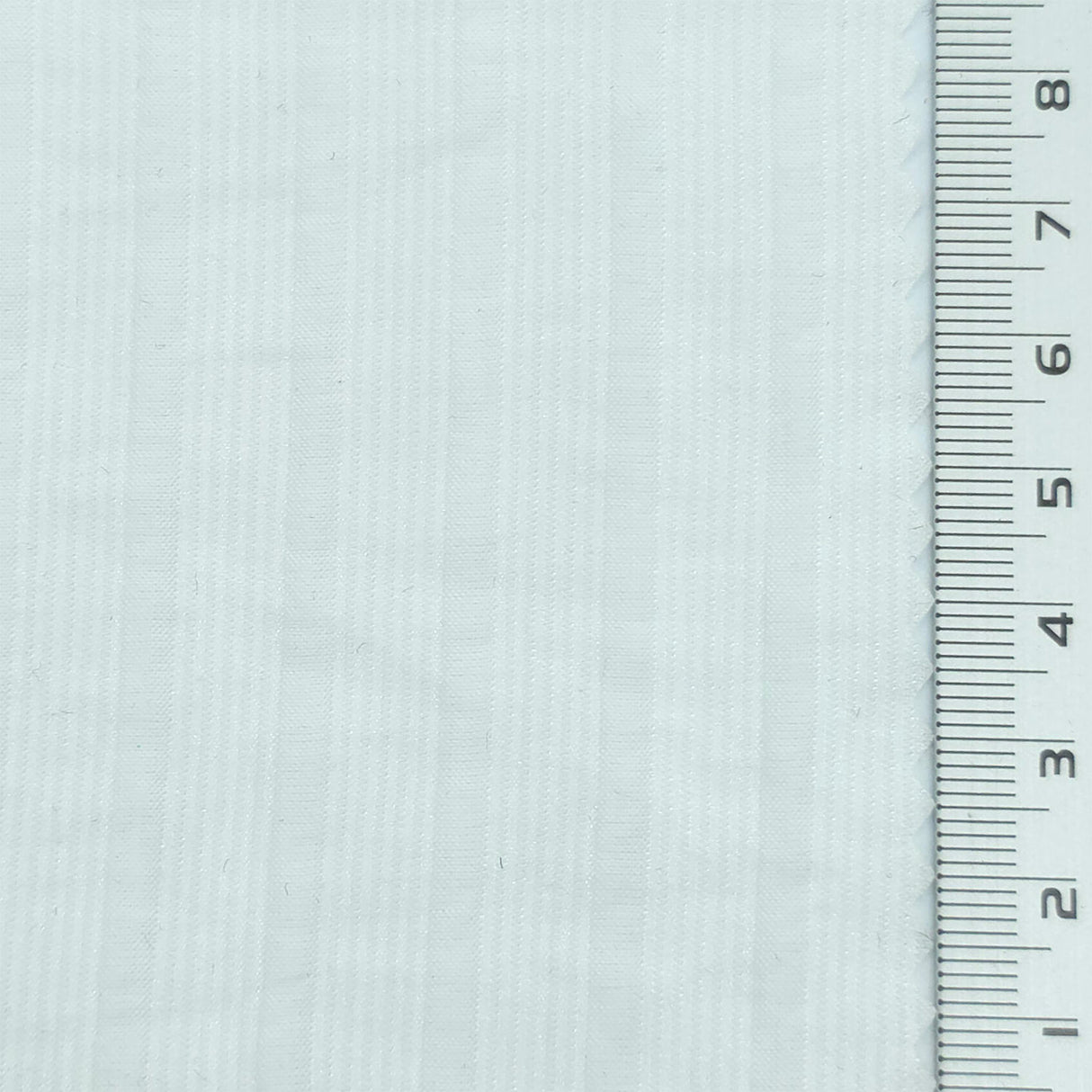 White - Jacquard Stripe Lyocell Nylon Woven Fabric - FAB1877