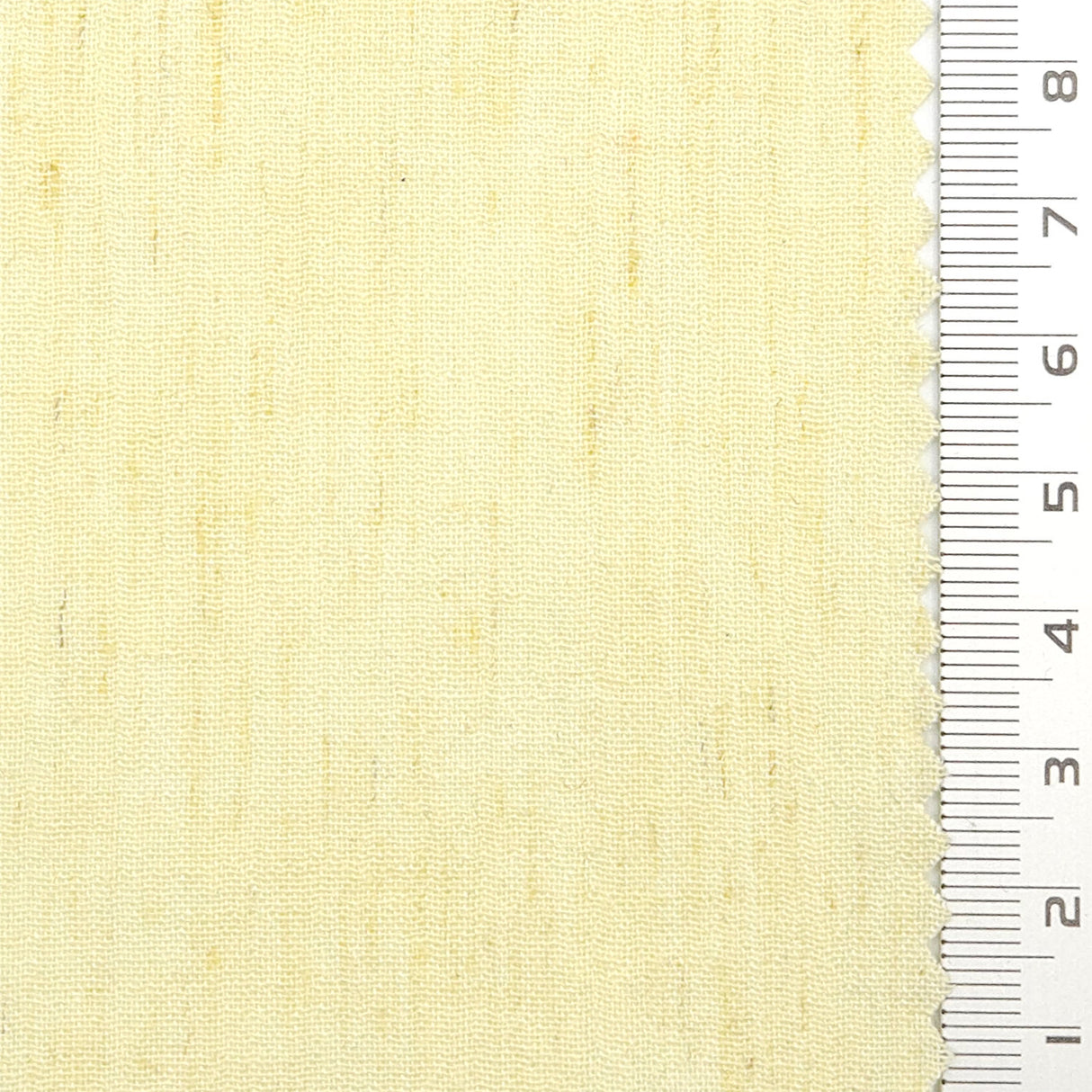 Solid Crinkled Plain Cotton Polyester Linen Woven Fabric - FAB1772 - 1.Yellow beige-2.Light yellow-3.Light peach-4.White-5.Light pink-6.Natural-7.Light grey-8.Sage green-9.Powder blue-10.Medium grey