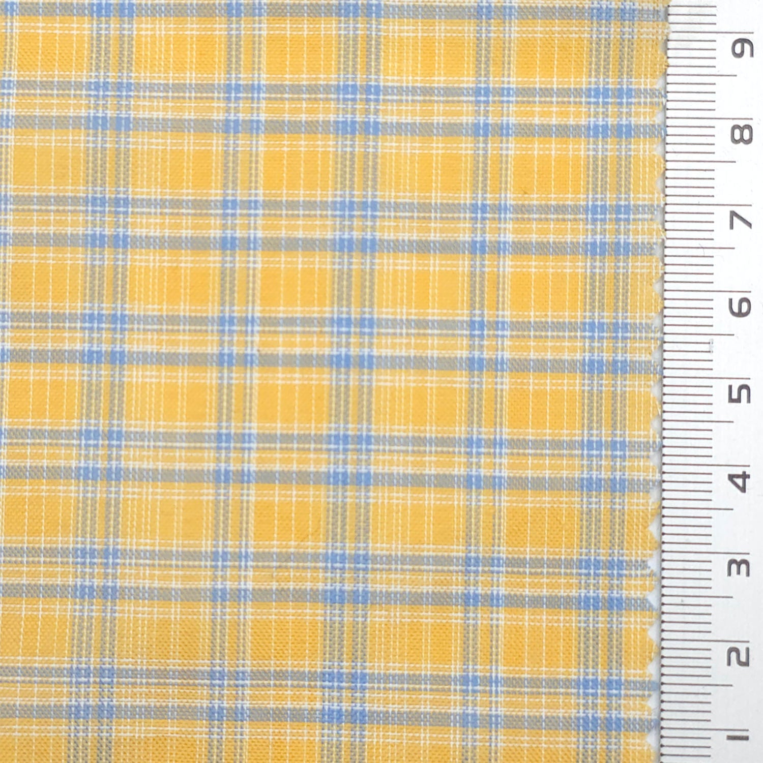 Washing Check Cotton Poly Woven Fabric - FAB 1831 - 2.Periwinkle Blue