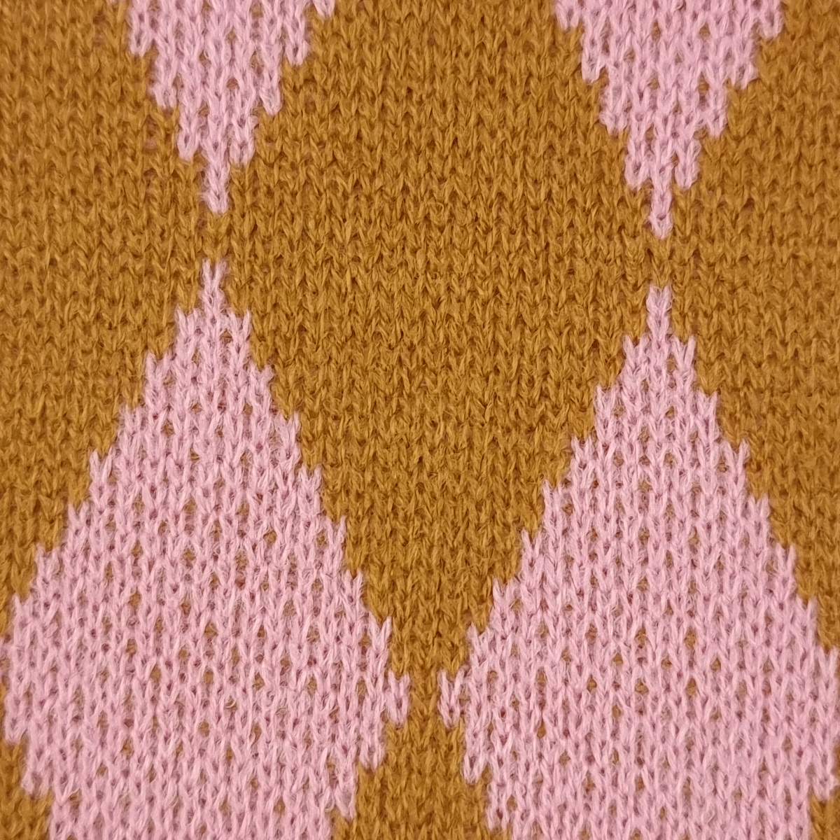 1.Turquoise-2.Pink-3.Red-4.Green-Swatch - Diamond Jacquard Acrylic Knit Fabric - FAB 1523