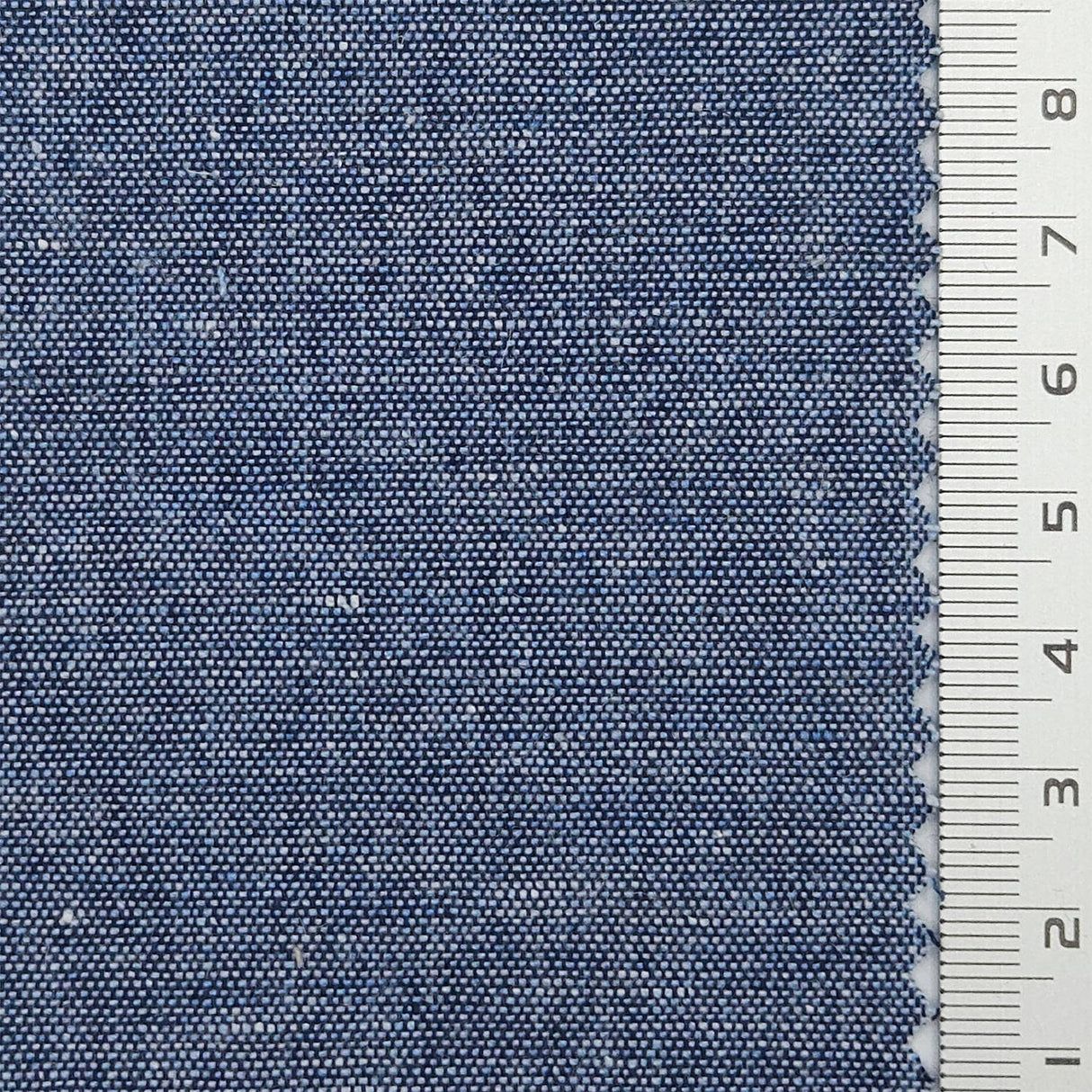 Solid Oxford Cotton Linen Polyester Woven Fabric - FAB1790 - 1.Medium denim blue-2.Dark navy blue-3.Light powder blue-4.Soft yellow/chartreuse-5.Blush pink-6.Light sage grey-7.taupe-8.White-9.Black