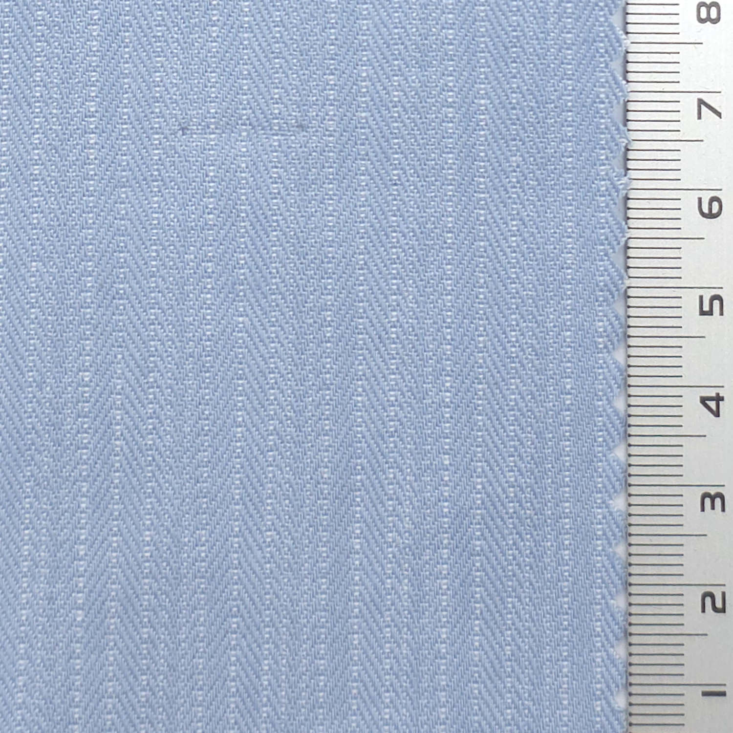 Light Blue - Herringbone Cotton Denim Woven Fabric - FAB1915