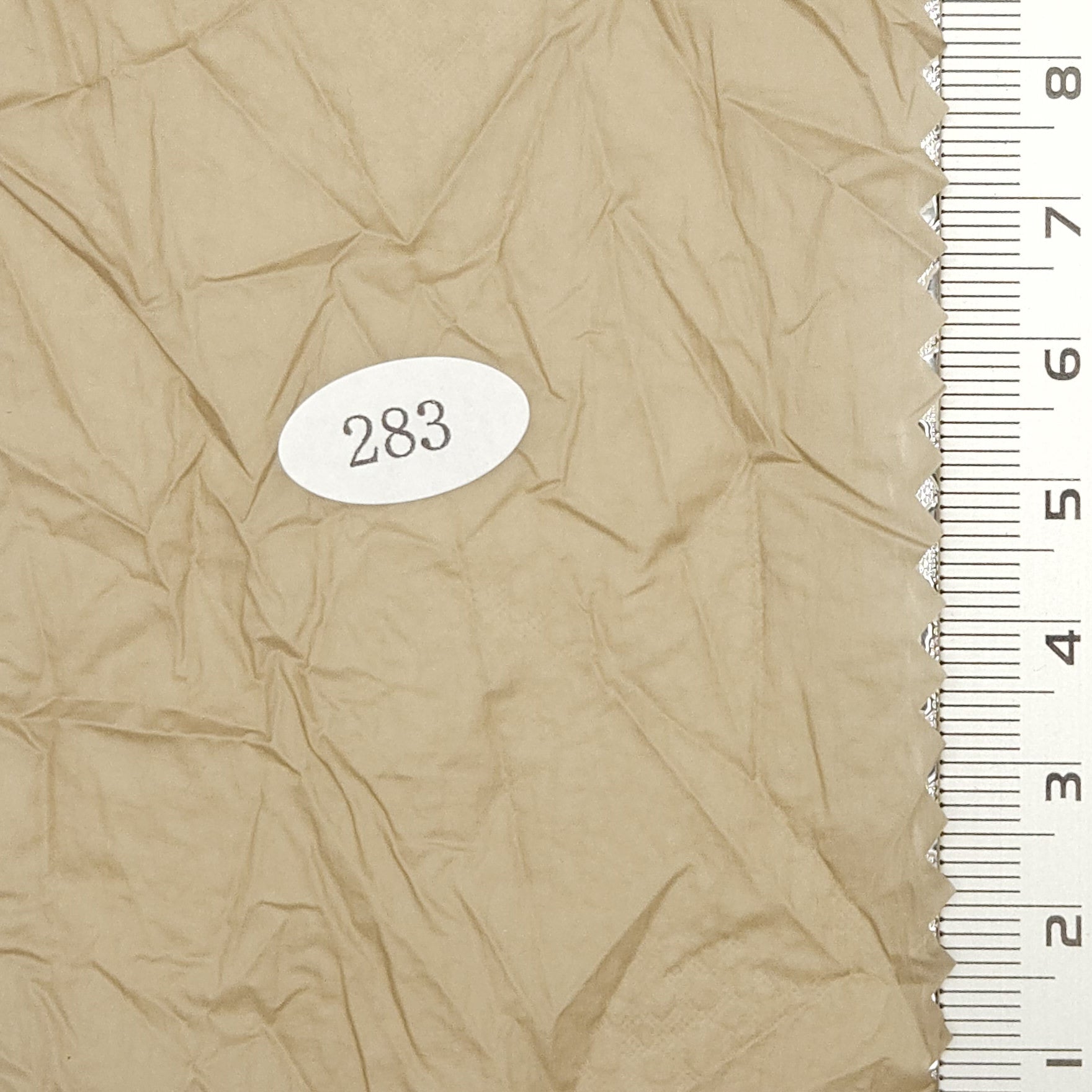 Solid Plain Wrinkle Recycled Nylon Woven Fabric - FAB 1706 - 2.Coral Leaf