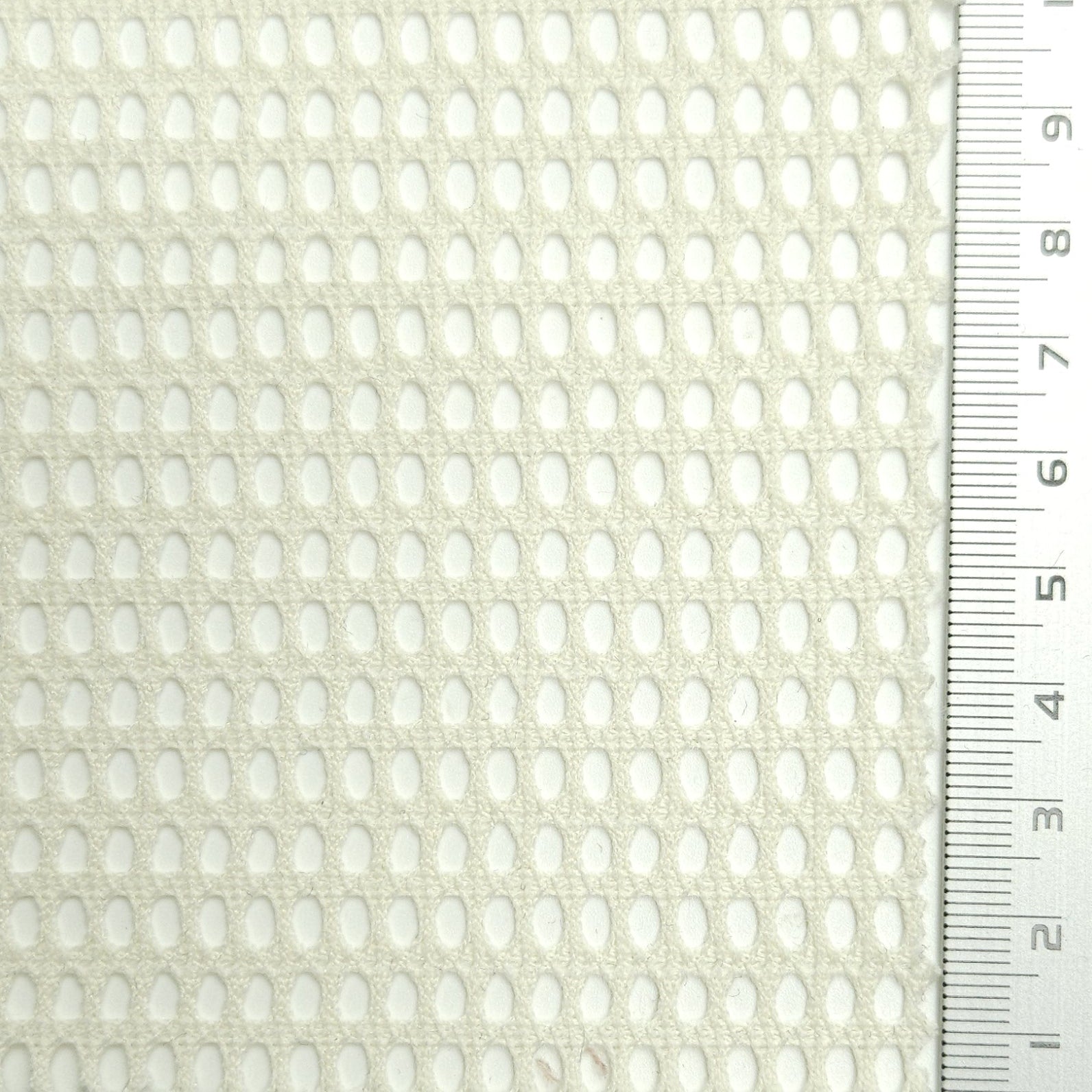 1.White-2.Travertine-3.Loafer-4.Porcelain-5.Midnight Express - Solid Lace Mesh Polyester Knit Fabric - FAB 1576