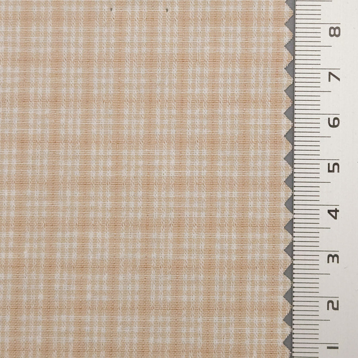 Check Cotton Woven Fabric | FAB1549 | 1.Soft Peach, 2.Spring Wood, 3.Onahau, 4.Green, 5.Yellow, 6.Orange, 7.Snuff, 8.Periwinkle, 9.Pale Cornflower Blue, 10.Black by Fabricis.com #