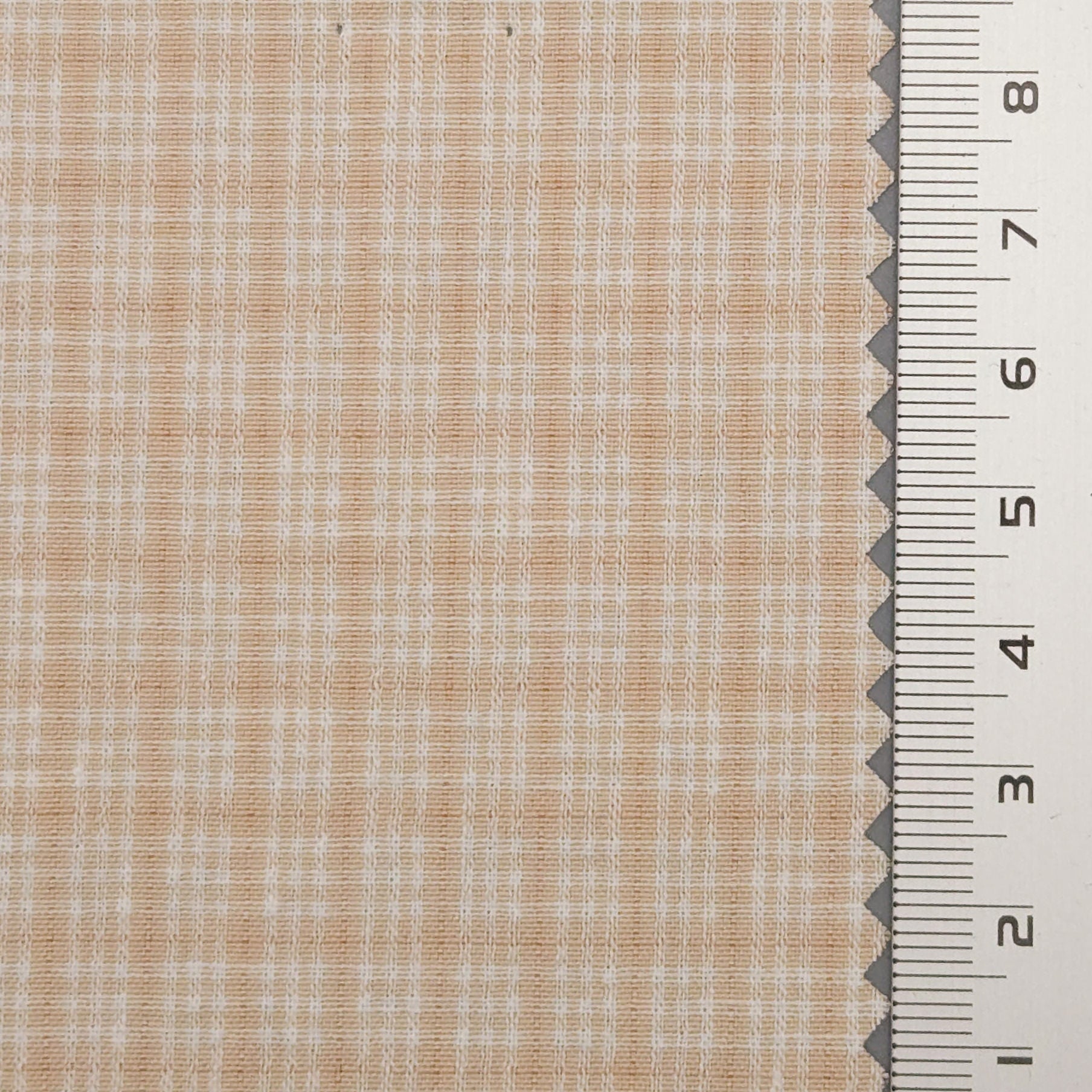 1.Soft Peach-2.Spring Wood-3.Onahau-4.Green-5.Yellow - Check Cotton Woven Fabric - FAB 1549