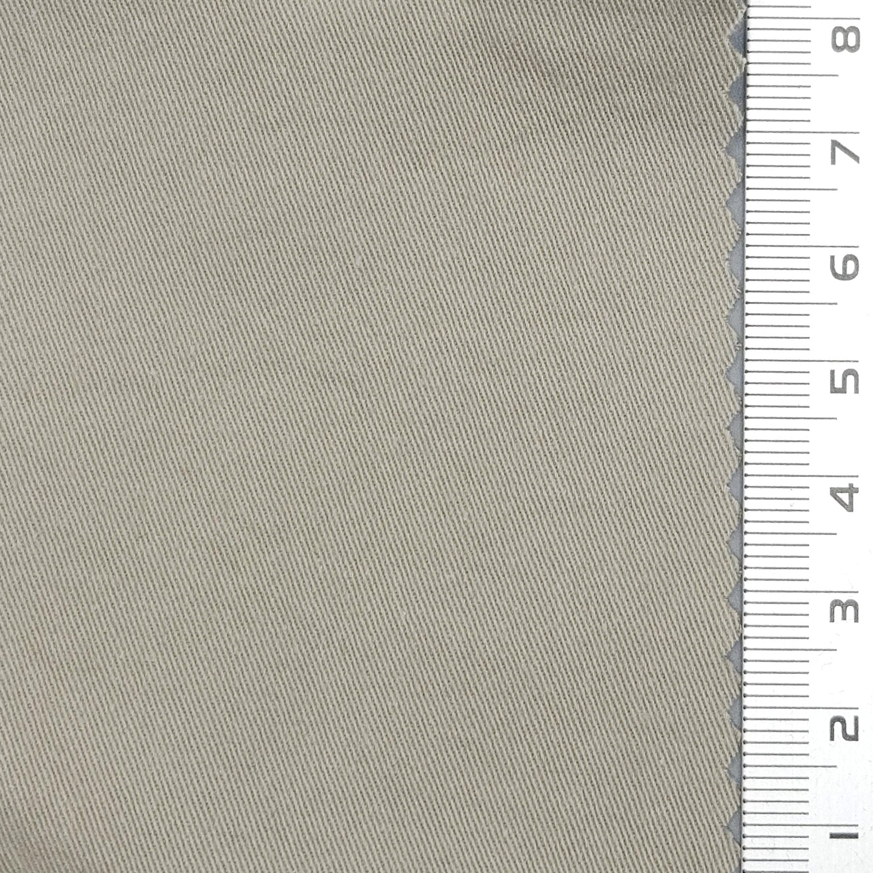 20s High Density Solid Enzyme Washing Spandex Cotton Woven Fabric - FAB 1664 - 2.Foggy Grey