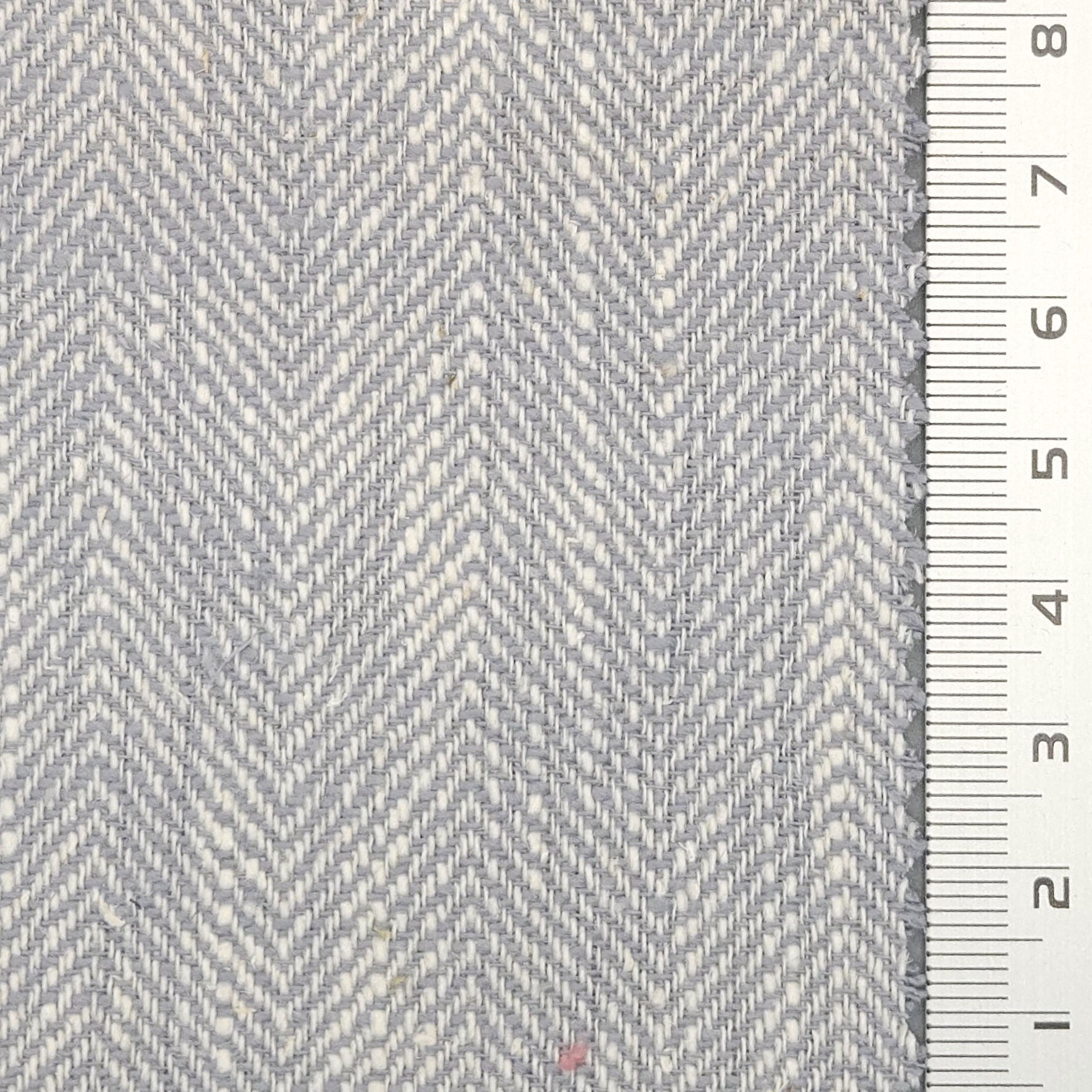 8s Herringbone Washing YarnDyed Cotton Linen Woven Fabric - FAB 1676 - 2.Pale Slate