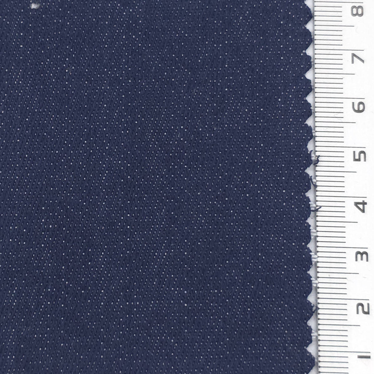 Navy Blue - 17 Count Slub Twill Cotton Poly Woven Fabric - FAB1885